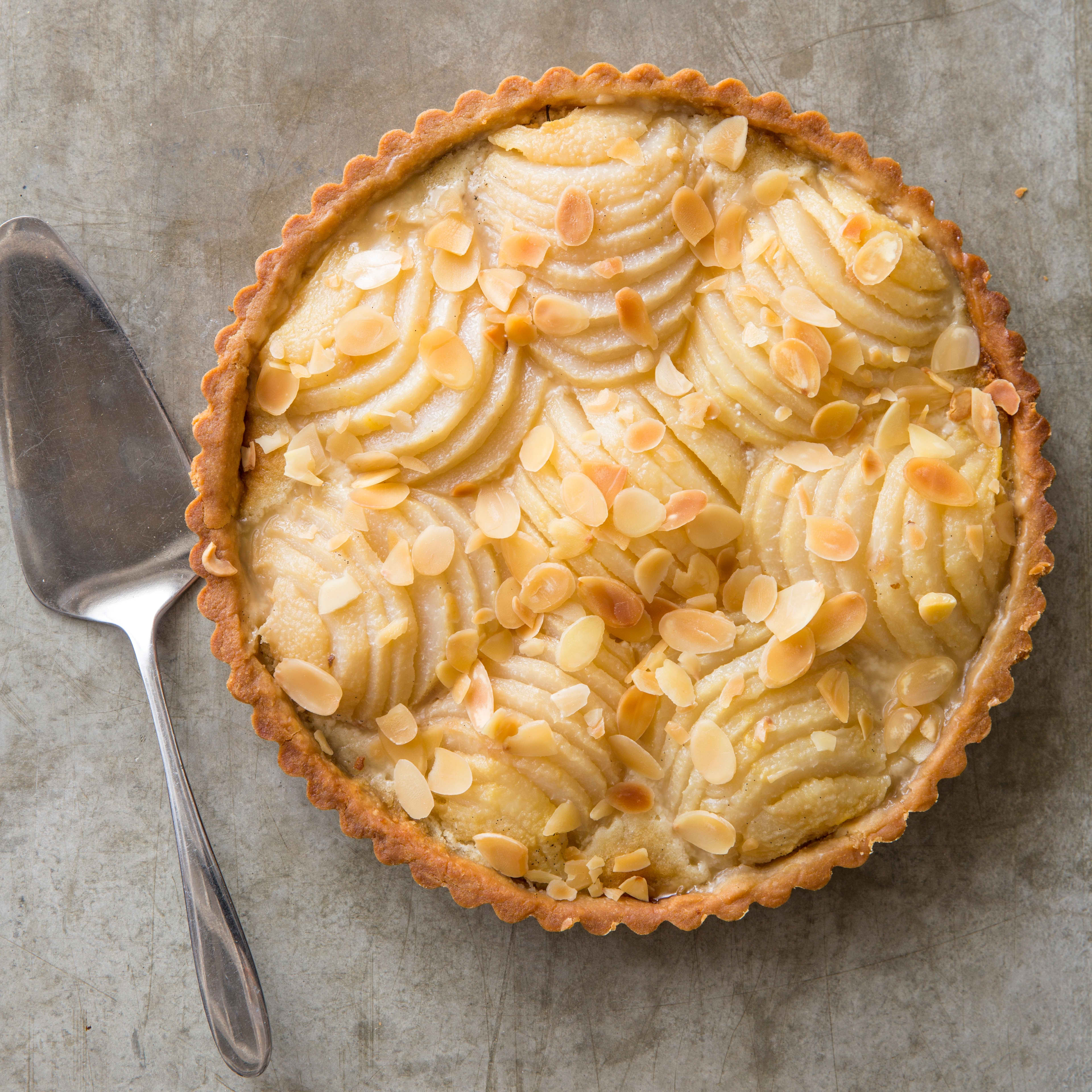 Pear and Almond Tart (Reduced Sugar)