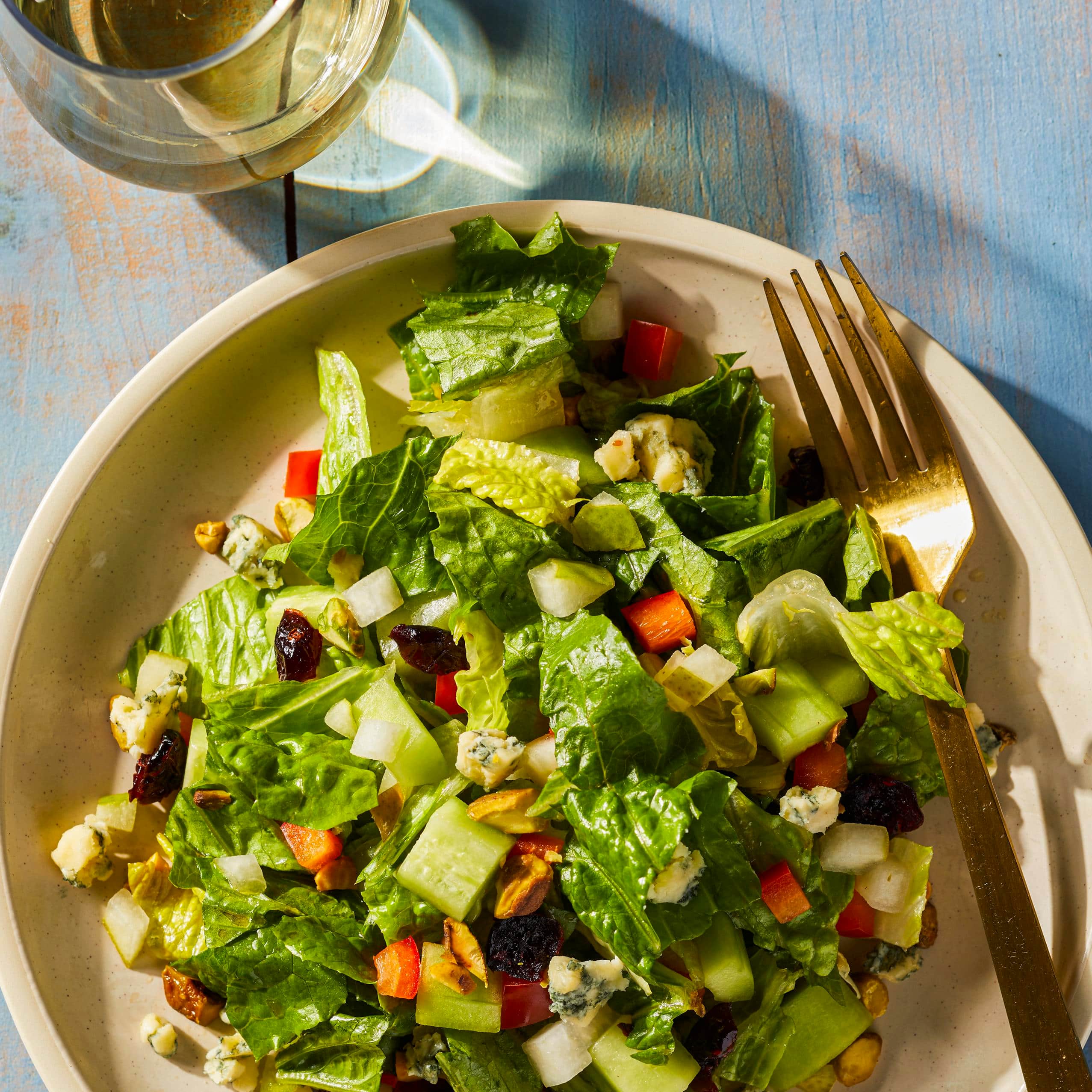 Pear and Cranberry Chopped Salad