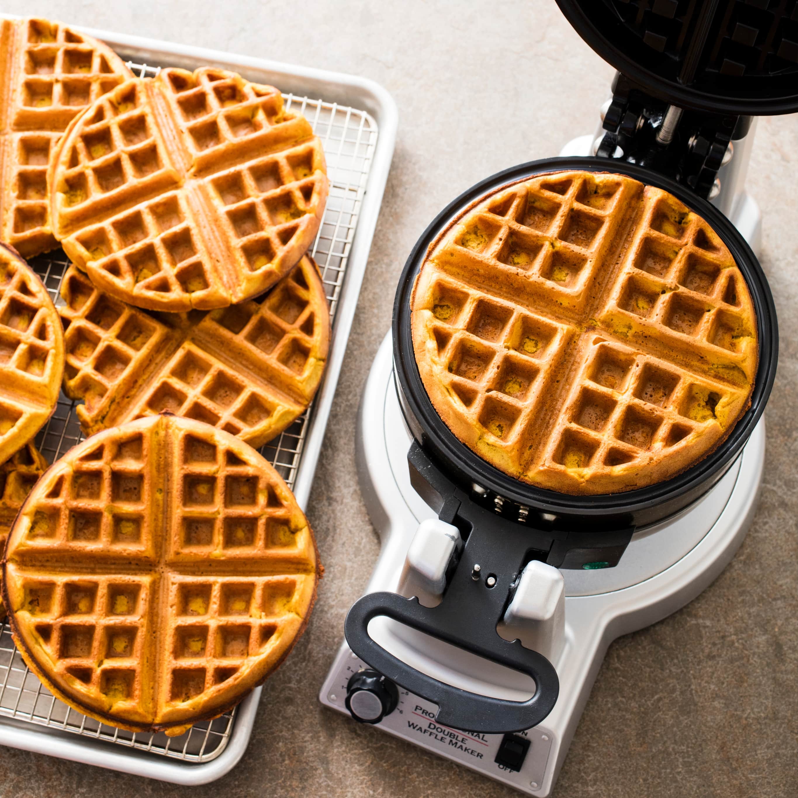 Pumpkin Spice Waffles | America's Test Kitchen