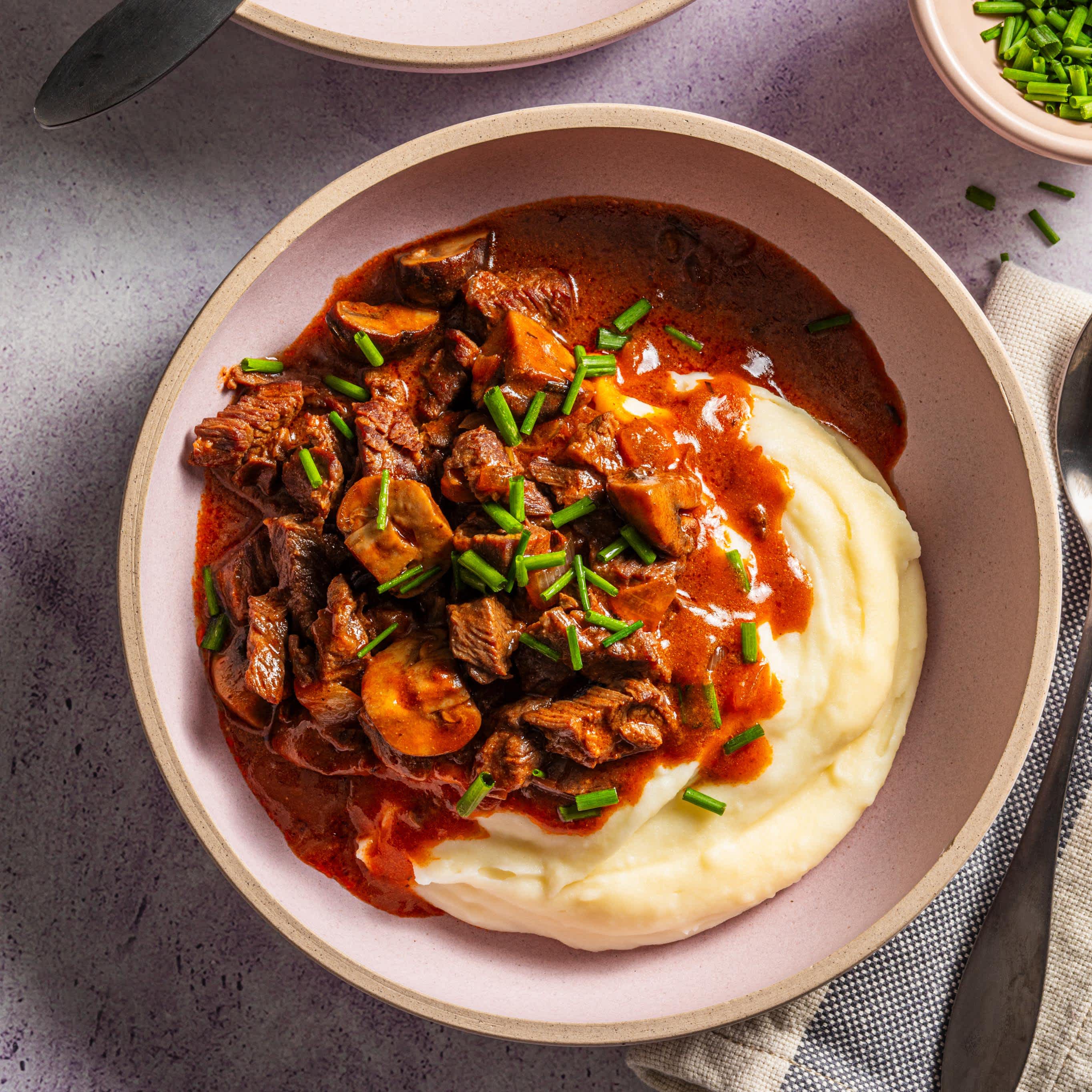 Quick Beef Stew With Mushrooms and Dijon | America's Test Kitchen