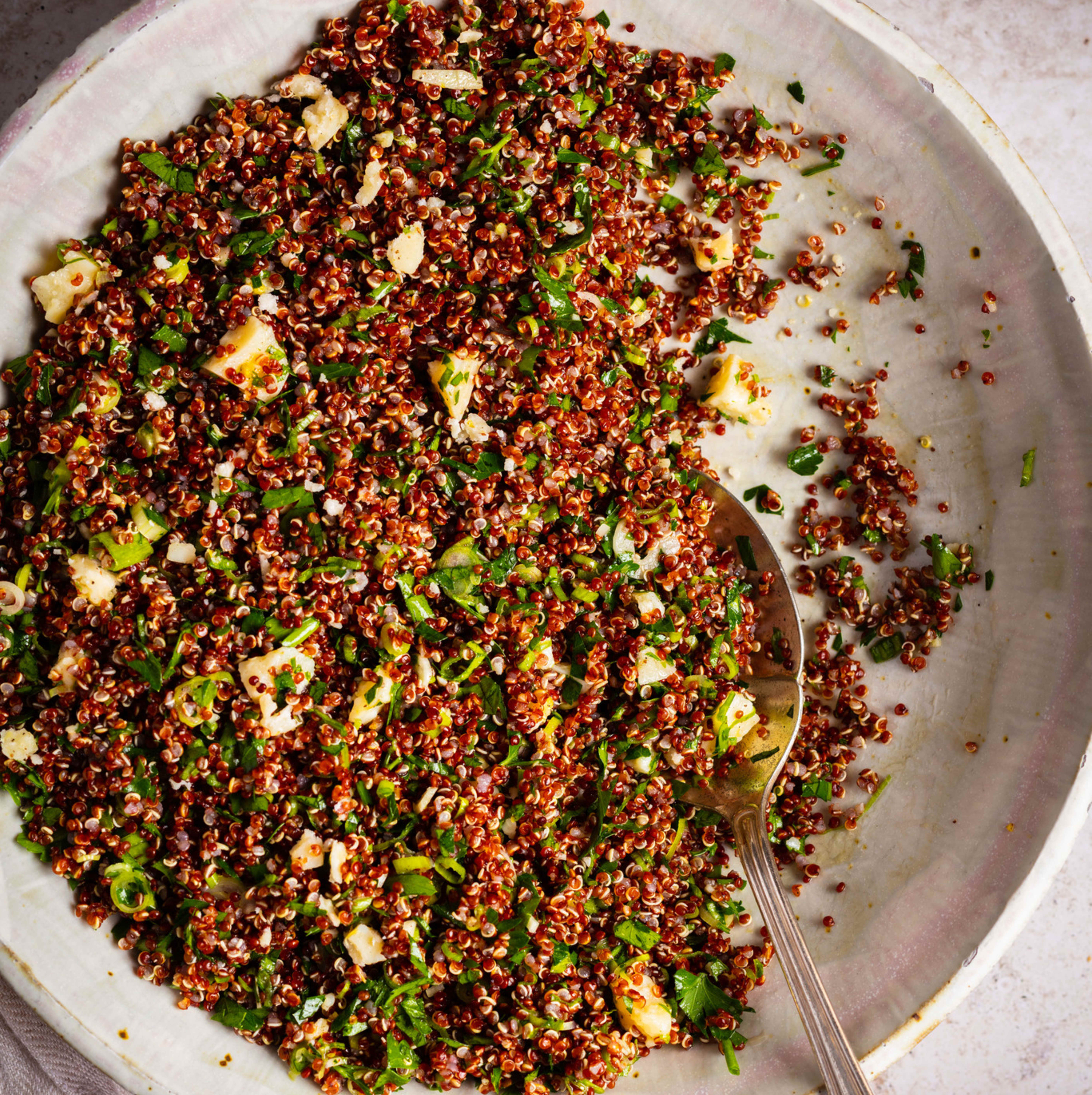 Quinoa Salad with Herbs and Parmesan
