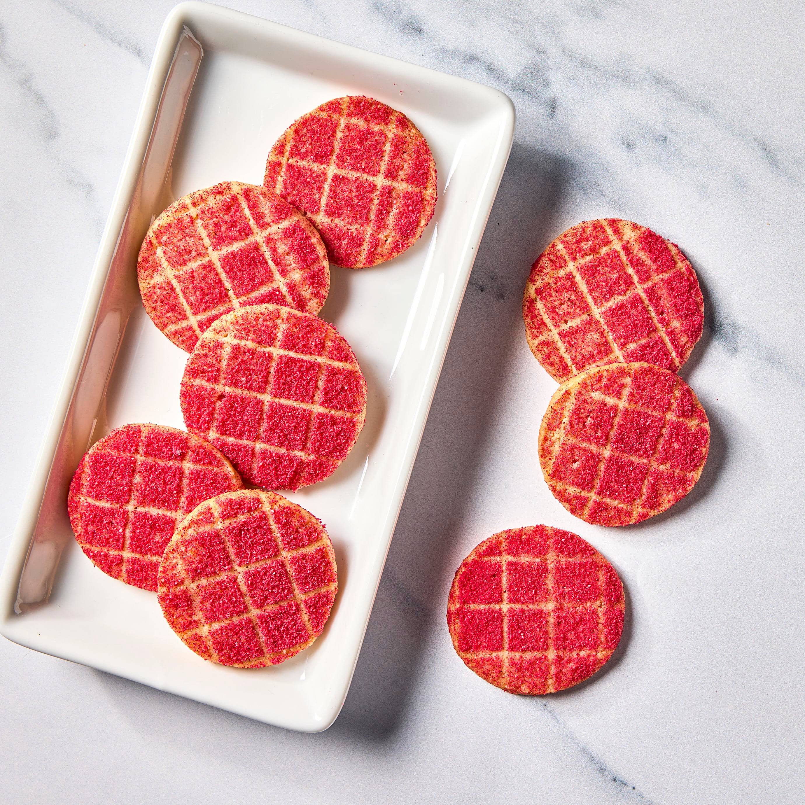 Raspberry-Cinnamon Slice-and-Bake Butter Cookies