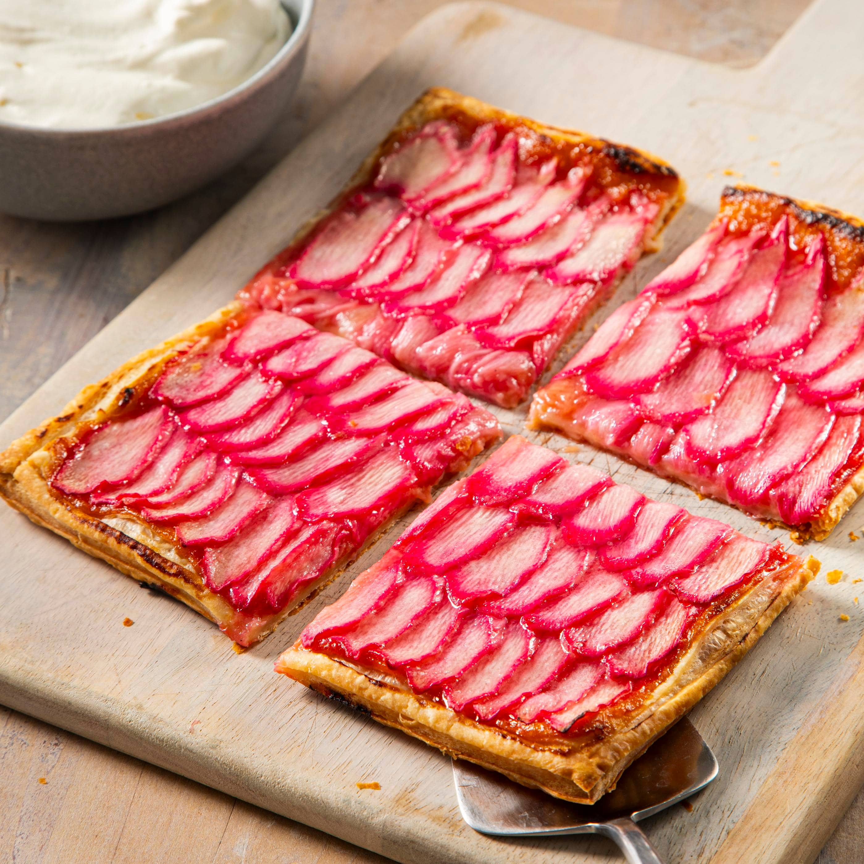 Rhubarb Tarte Fine