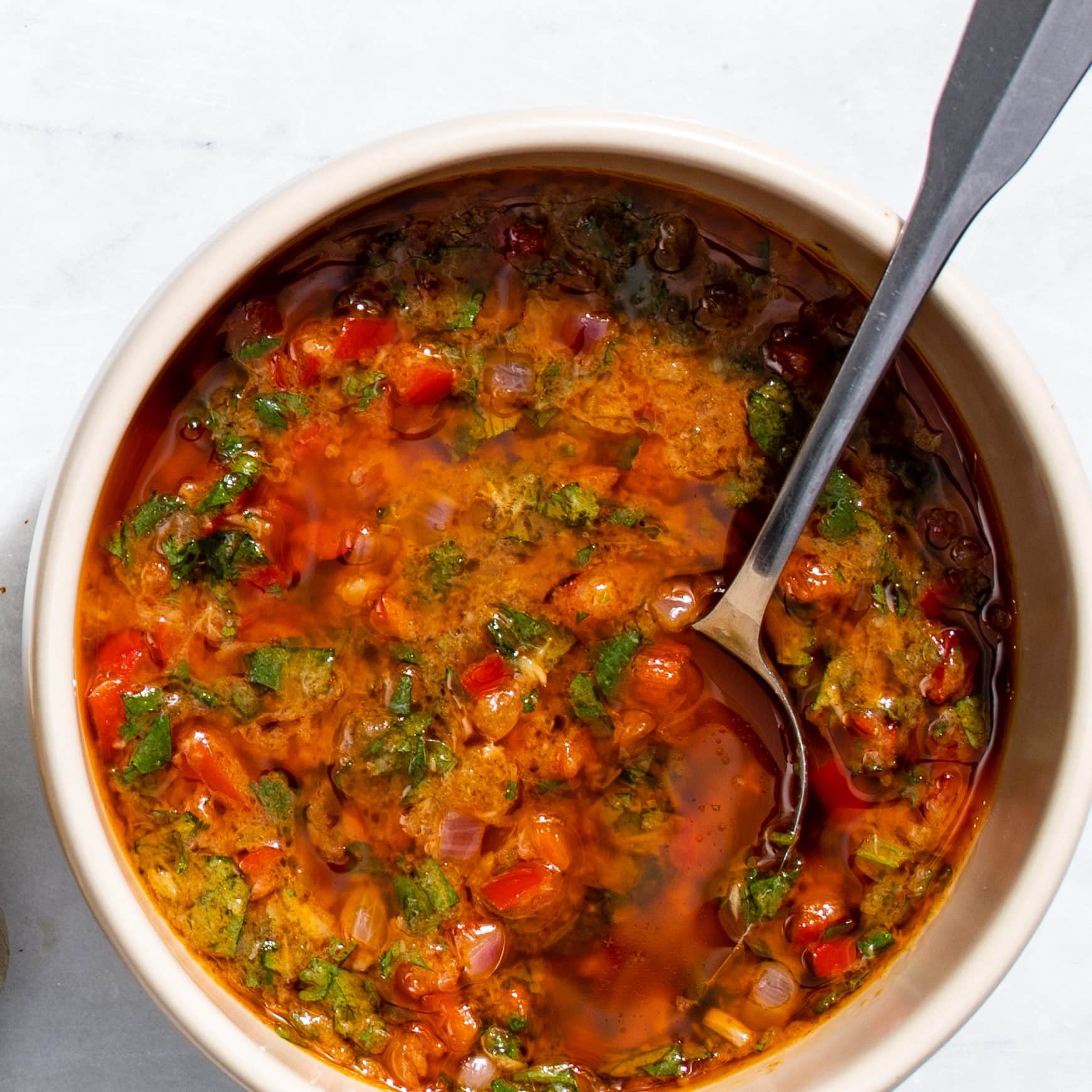 Roasted Garlic and Red Pepper Sauce | America's Test Kitchen
