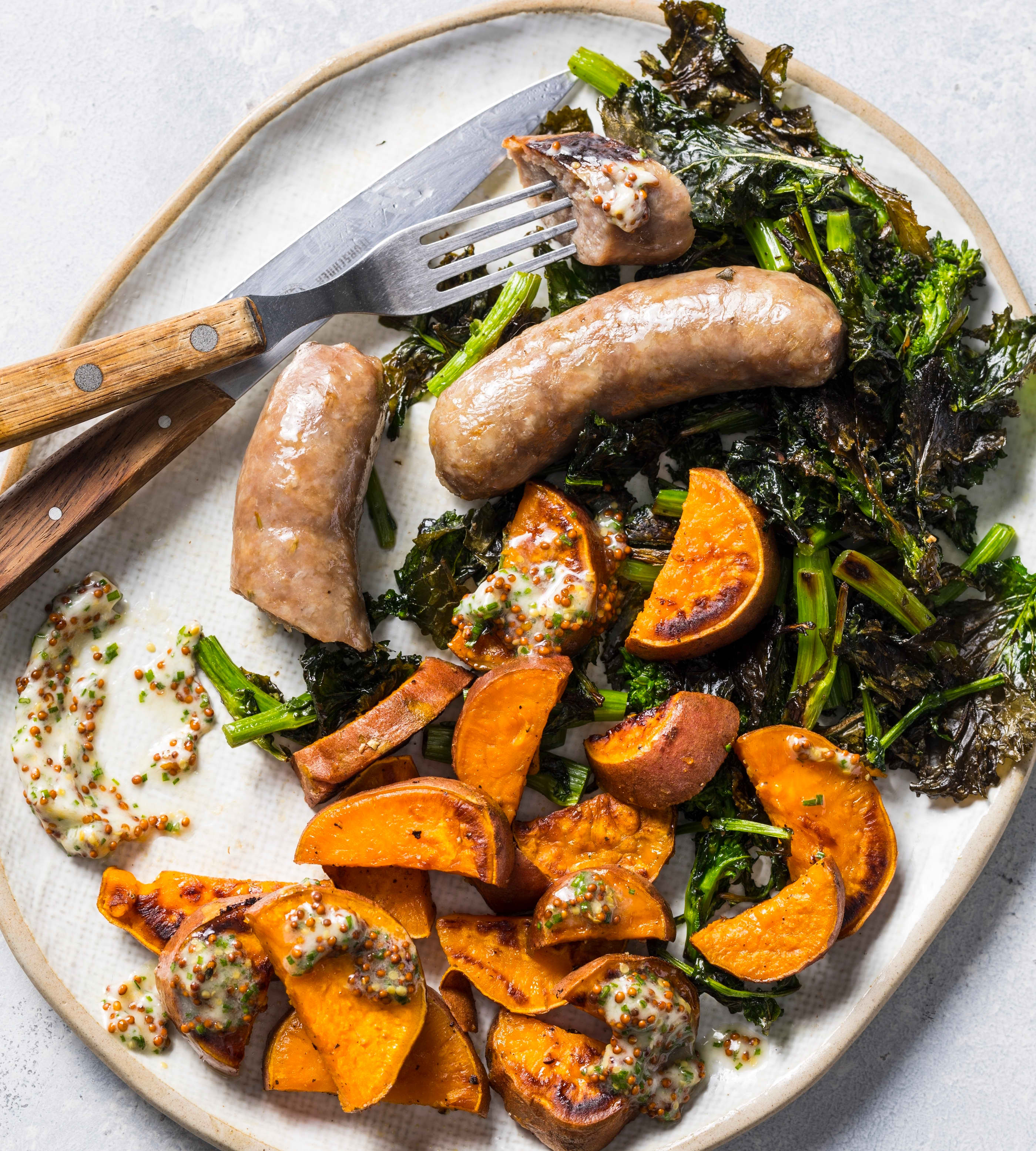 Sheet-Pan Sausage Dinner for One | America's Test Kitchen