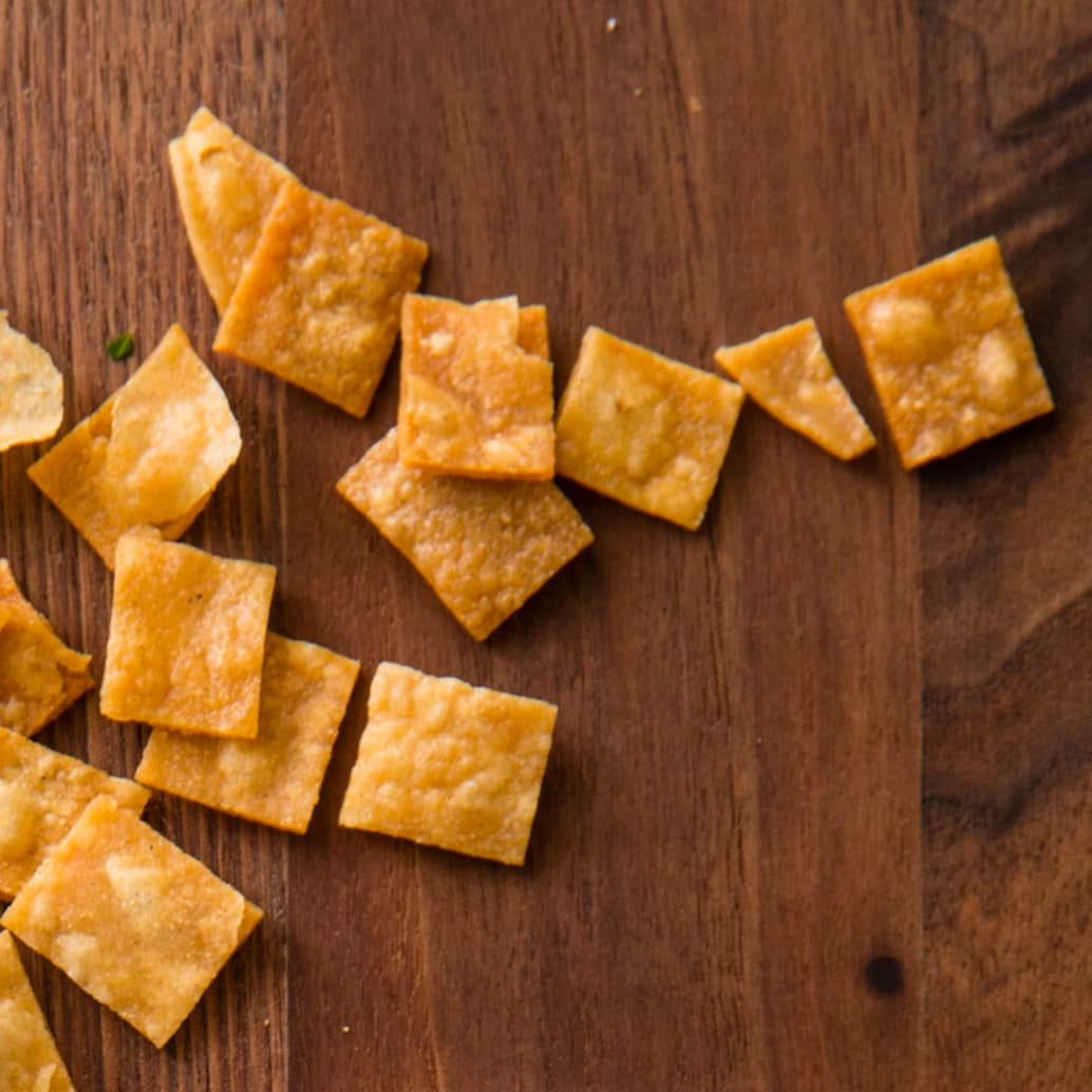 Fried Corn Tortilla Pieces | America's Test Kitchen
