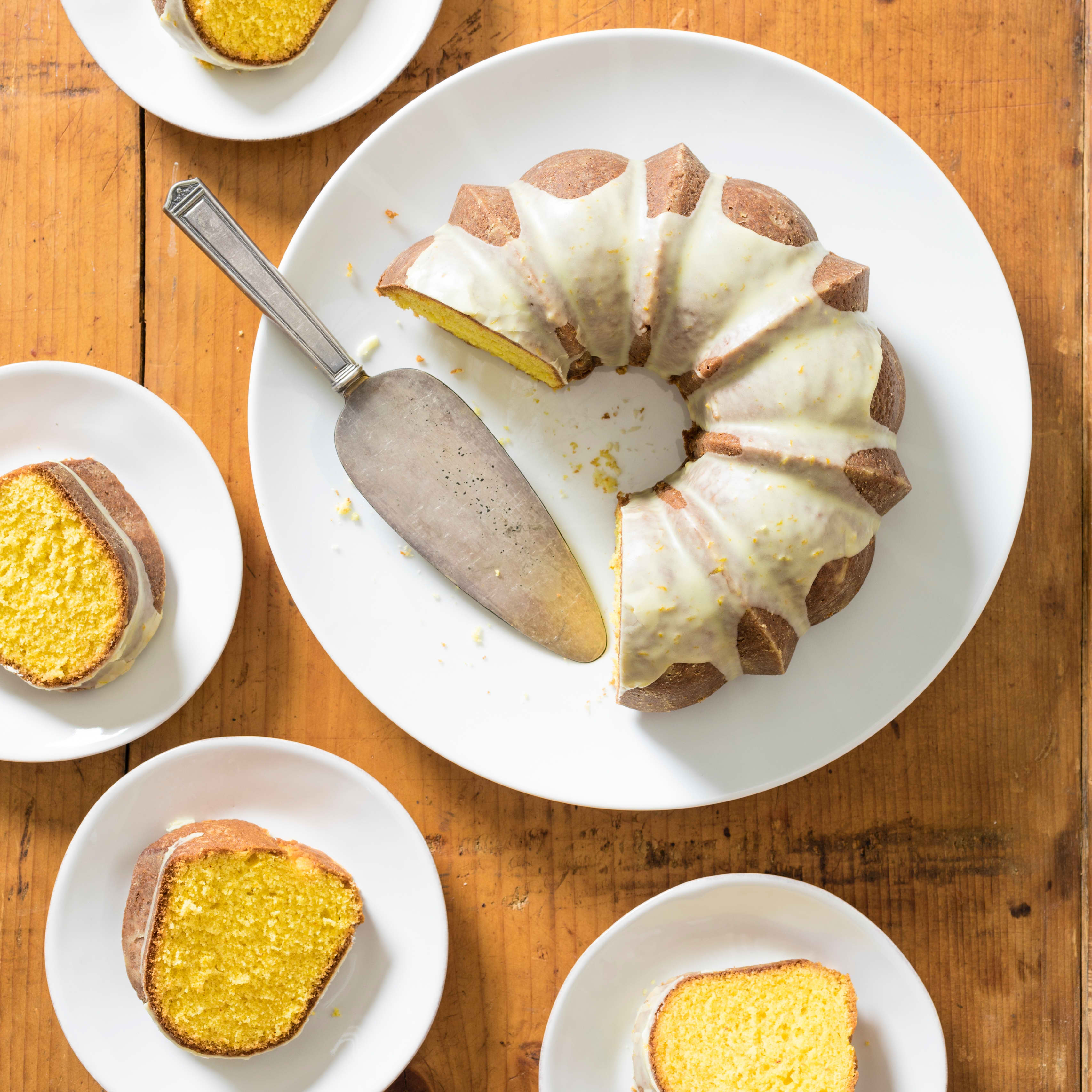 Saffron-Orange Bundt Cake