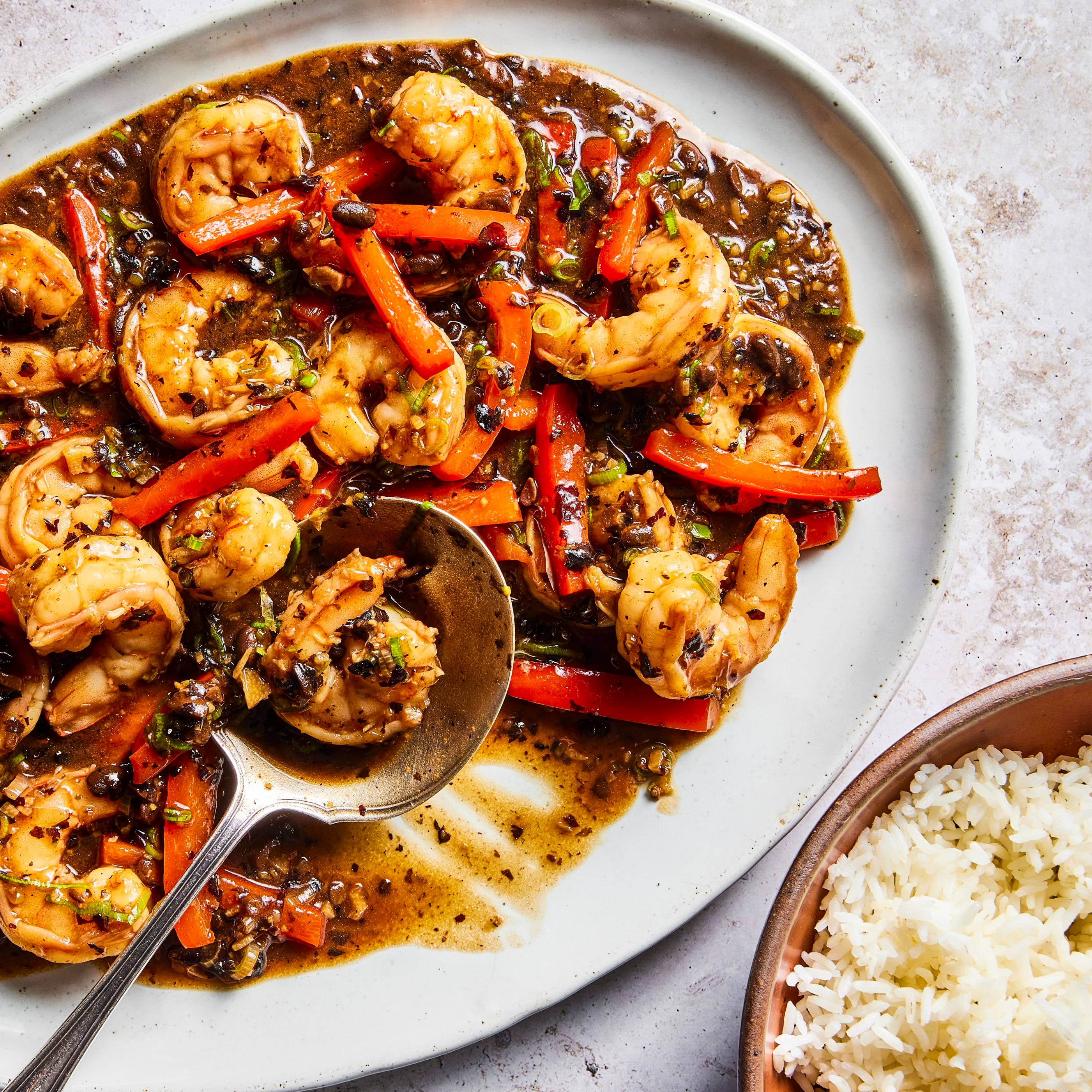 Shrimp with Black Bean Sauce