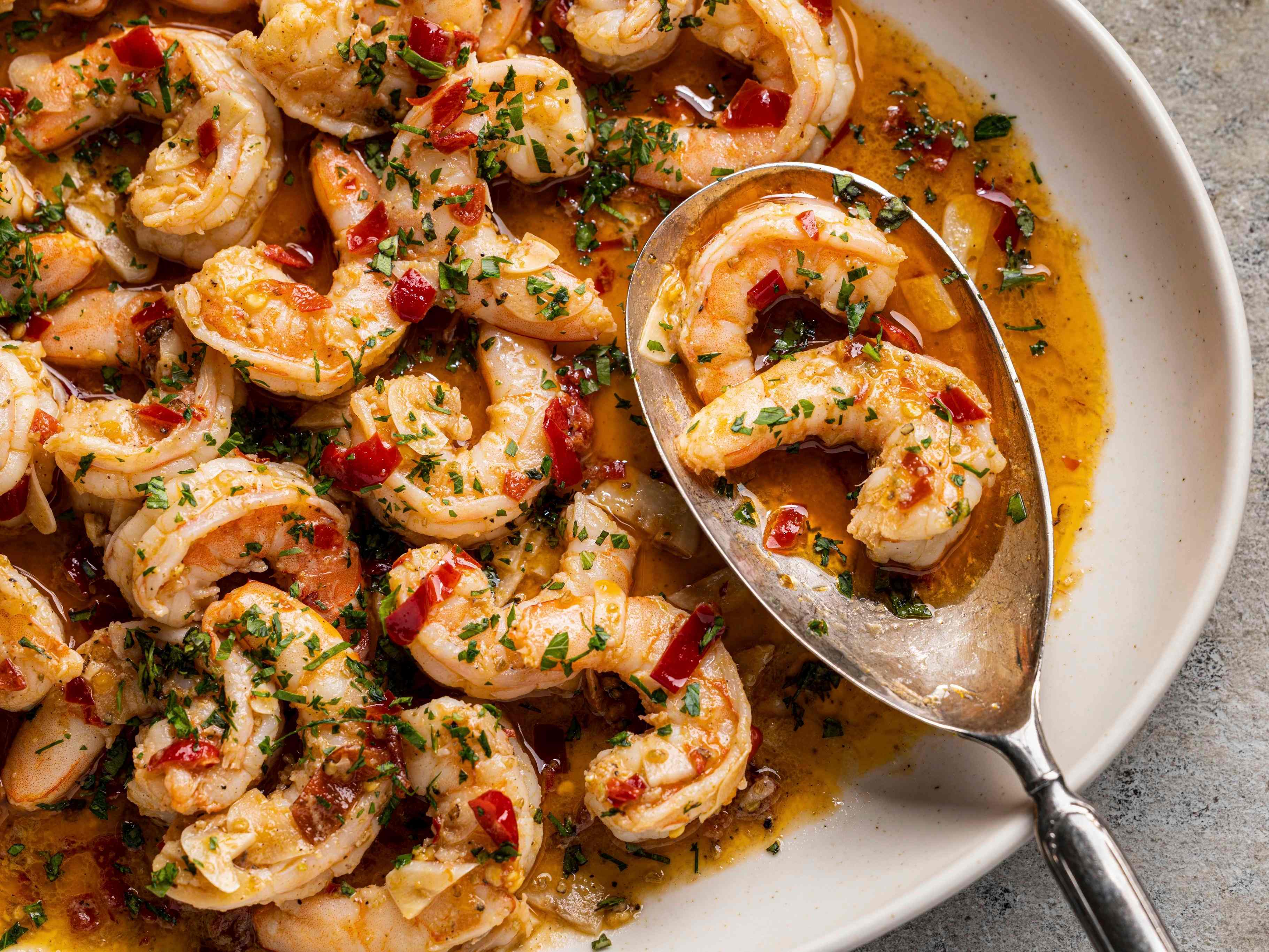 Spicy Shrimp with Calabrian Chiles and Fennel