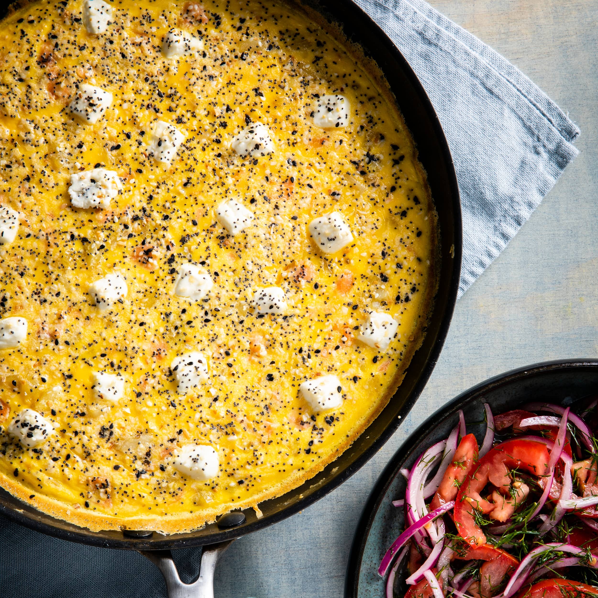 Smoked Salmon and Potato Frittata | America's Test Kitchen