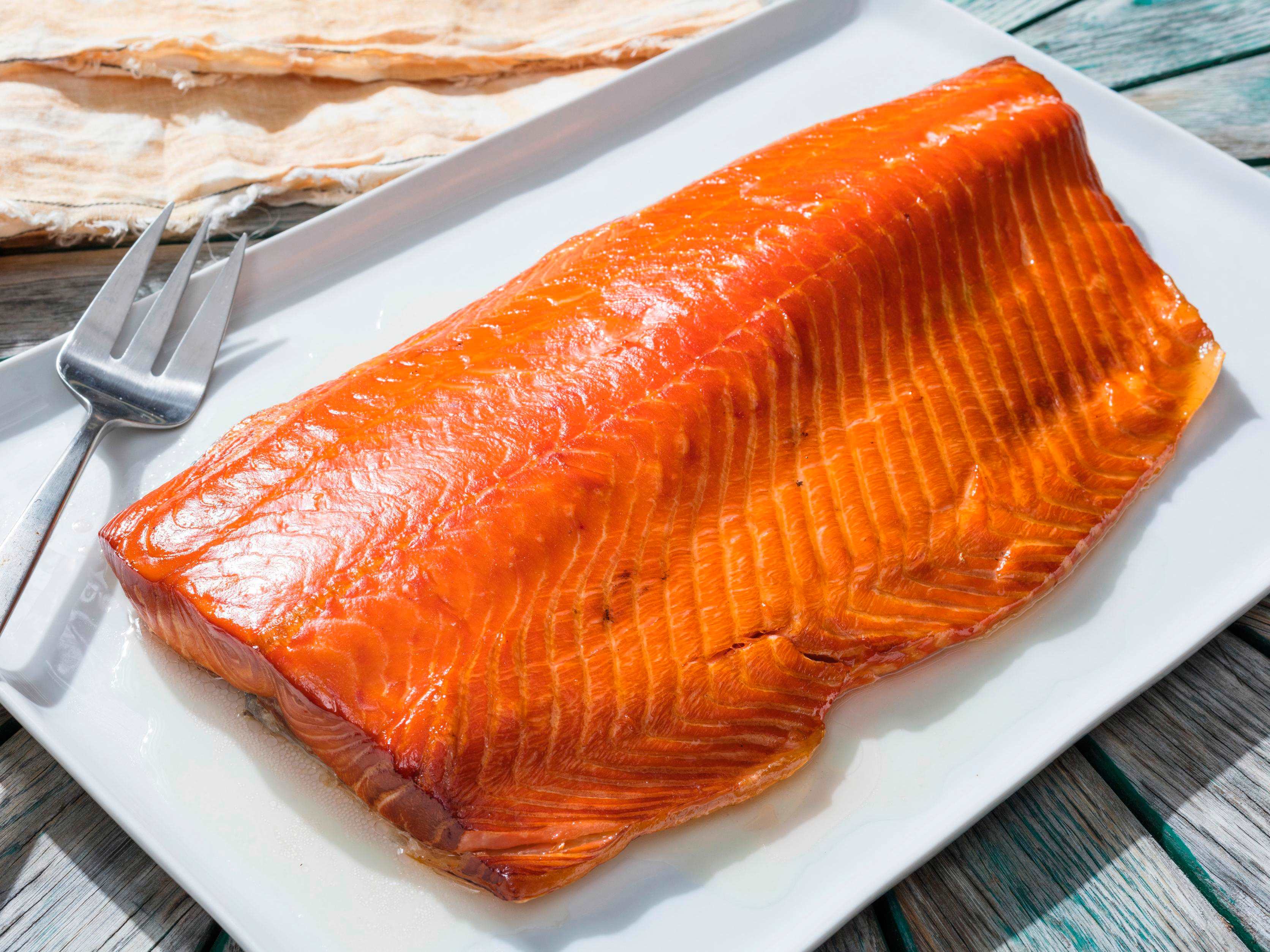 Hot-Smoked Whole Side of Salmon