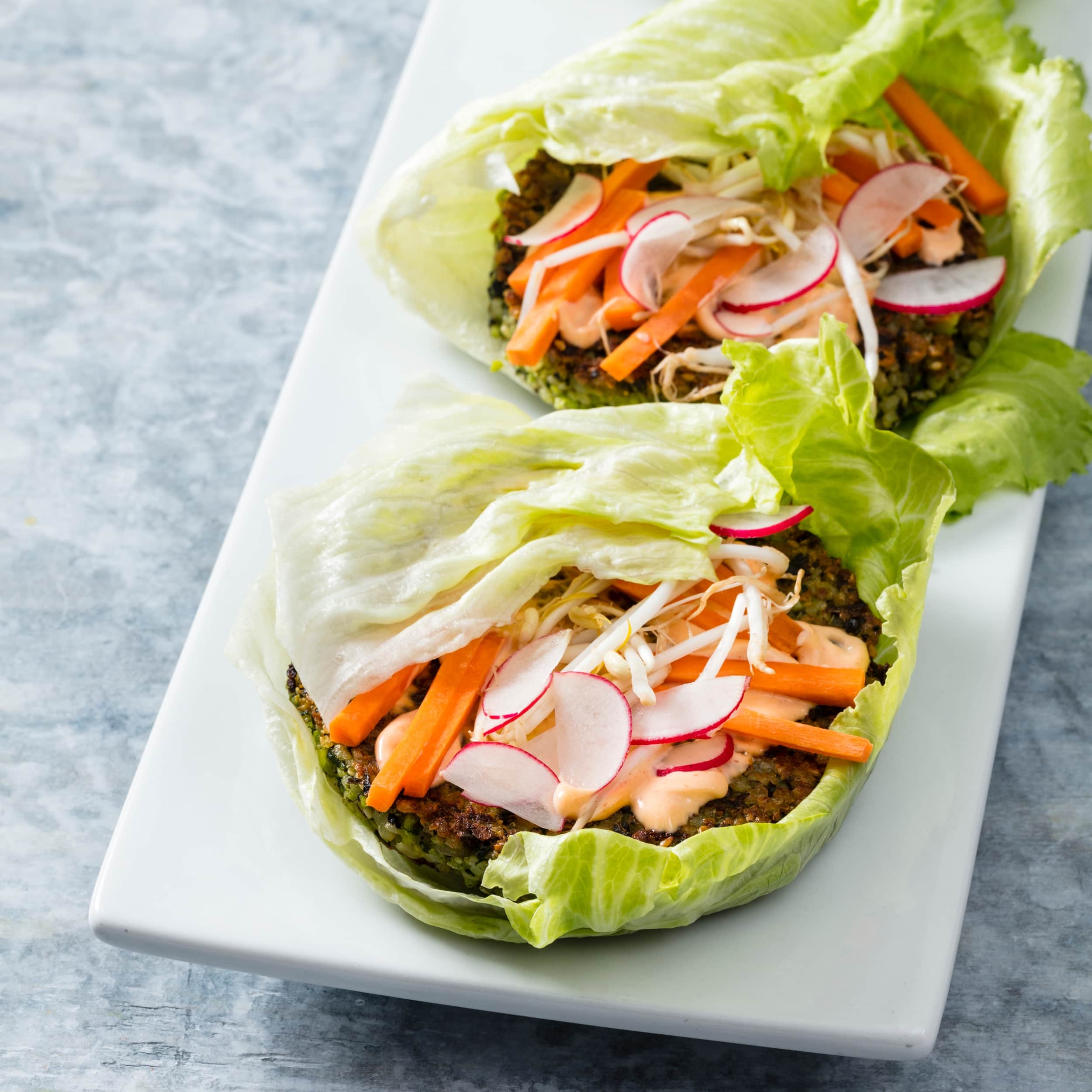 Spicy Brown Rice–Edamame Burgers