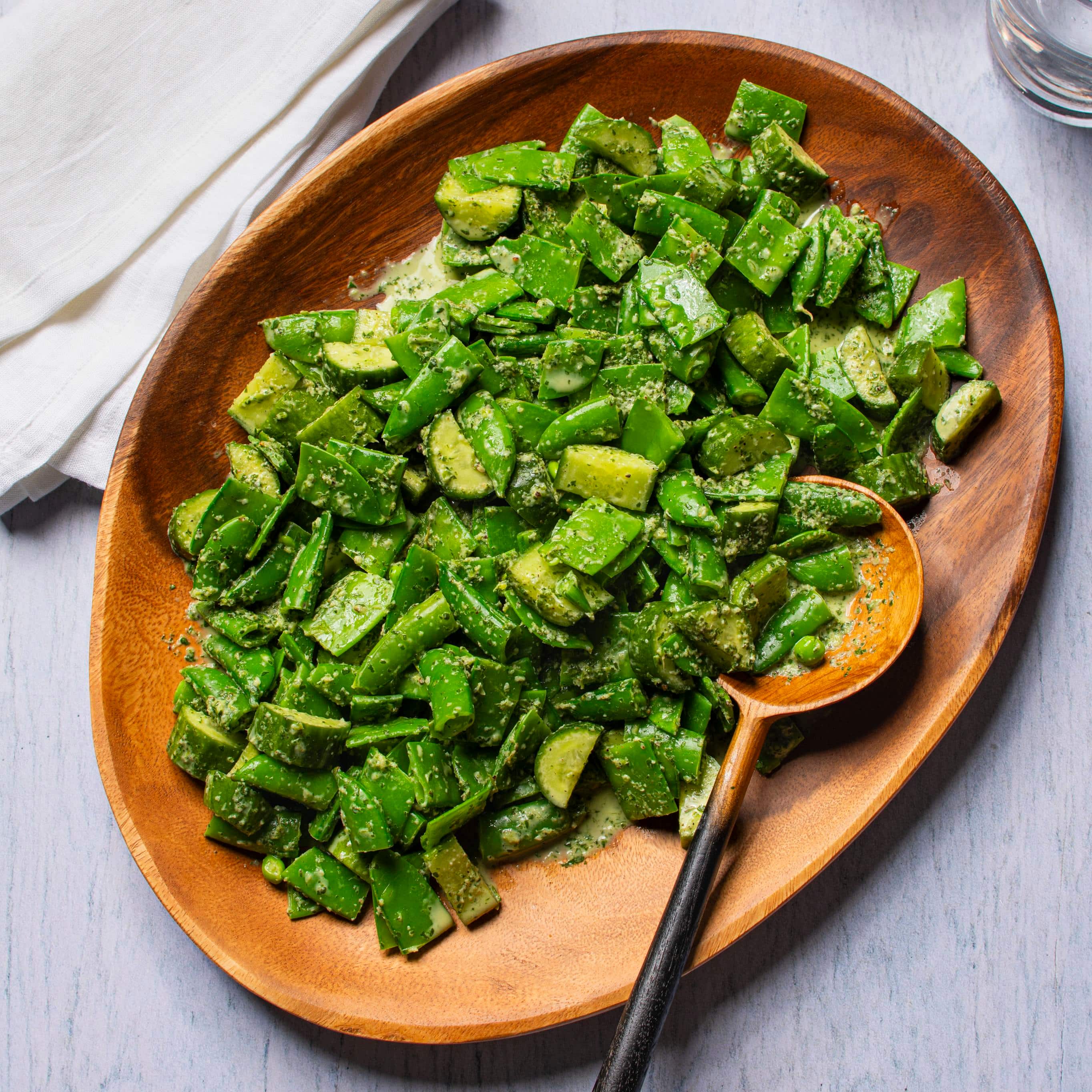Spicy Green Pea Salad
