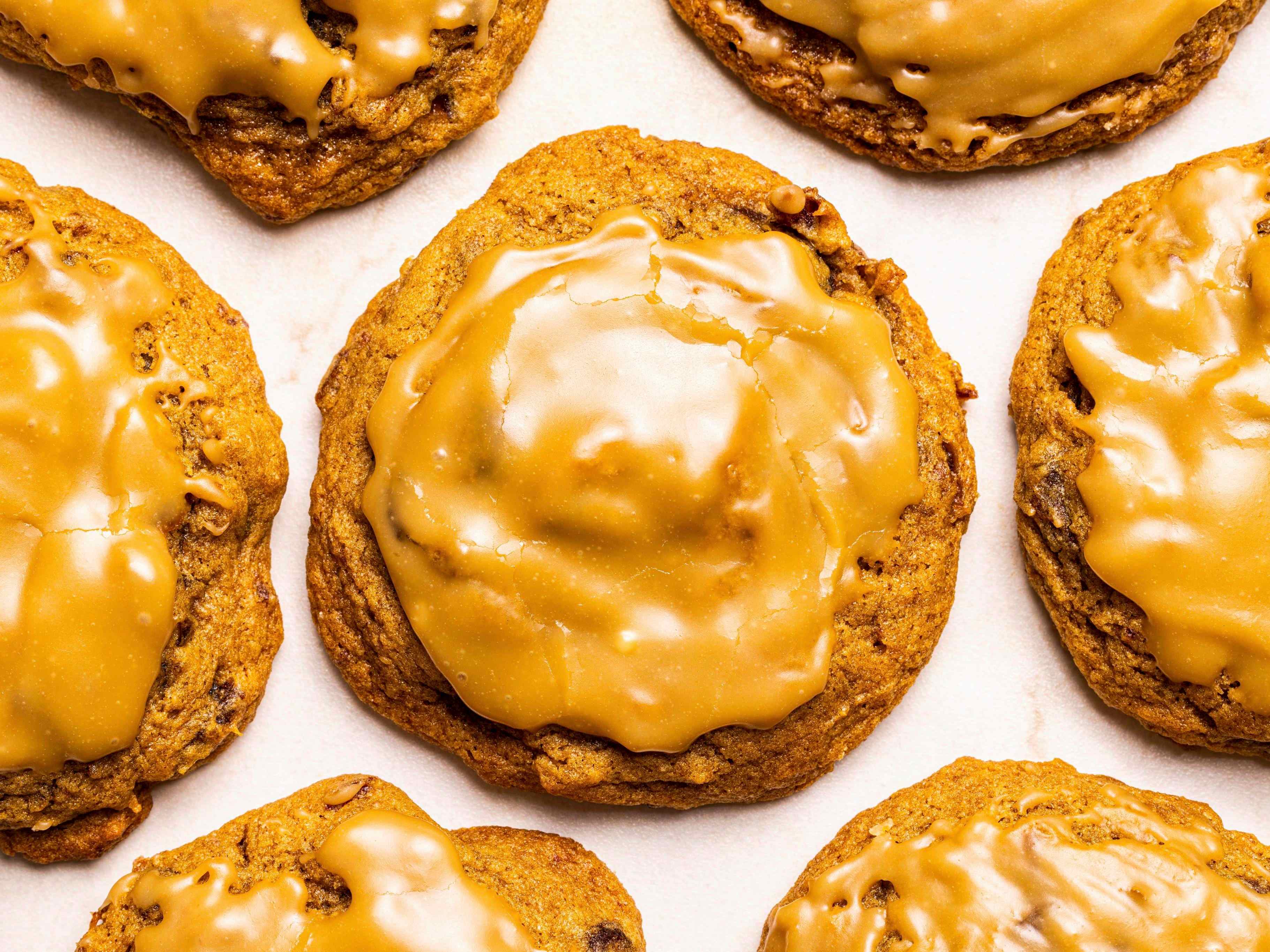Sticky Toffee–Date Cookies