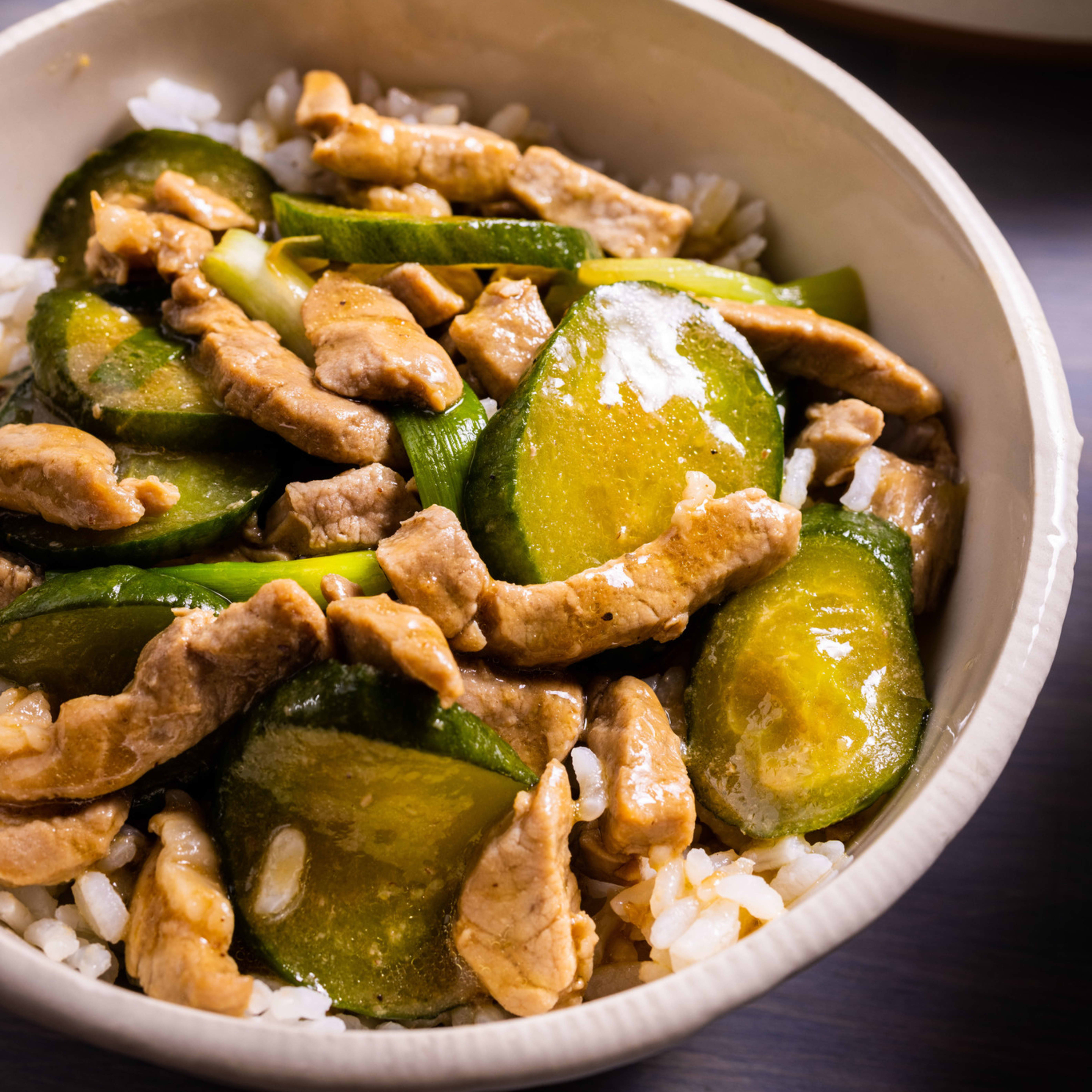 Stir-Fried Cucumbers and Pork
