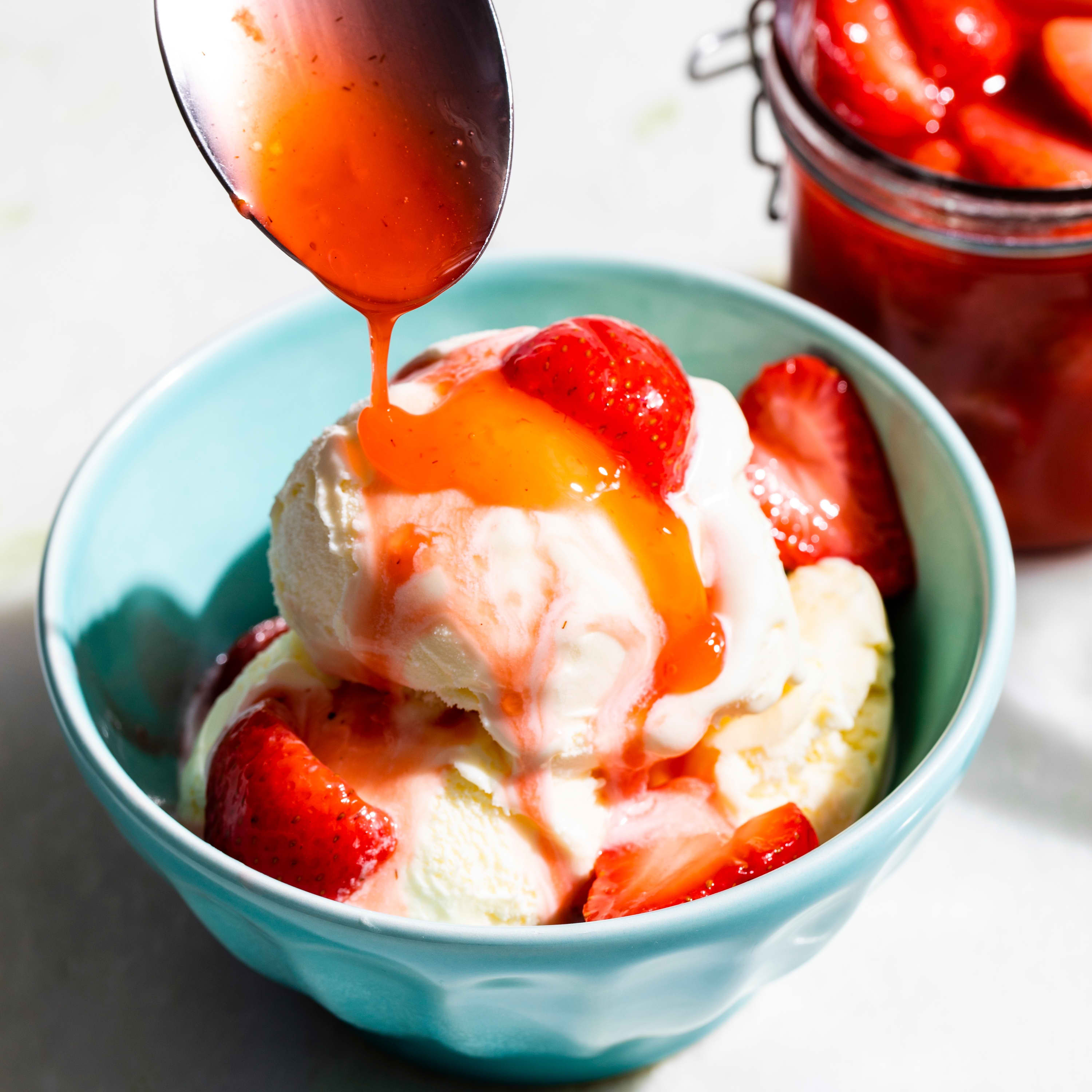 Strawberry-Vanilla Compote