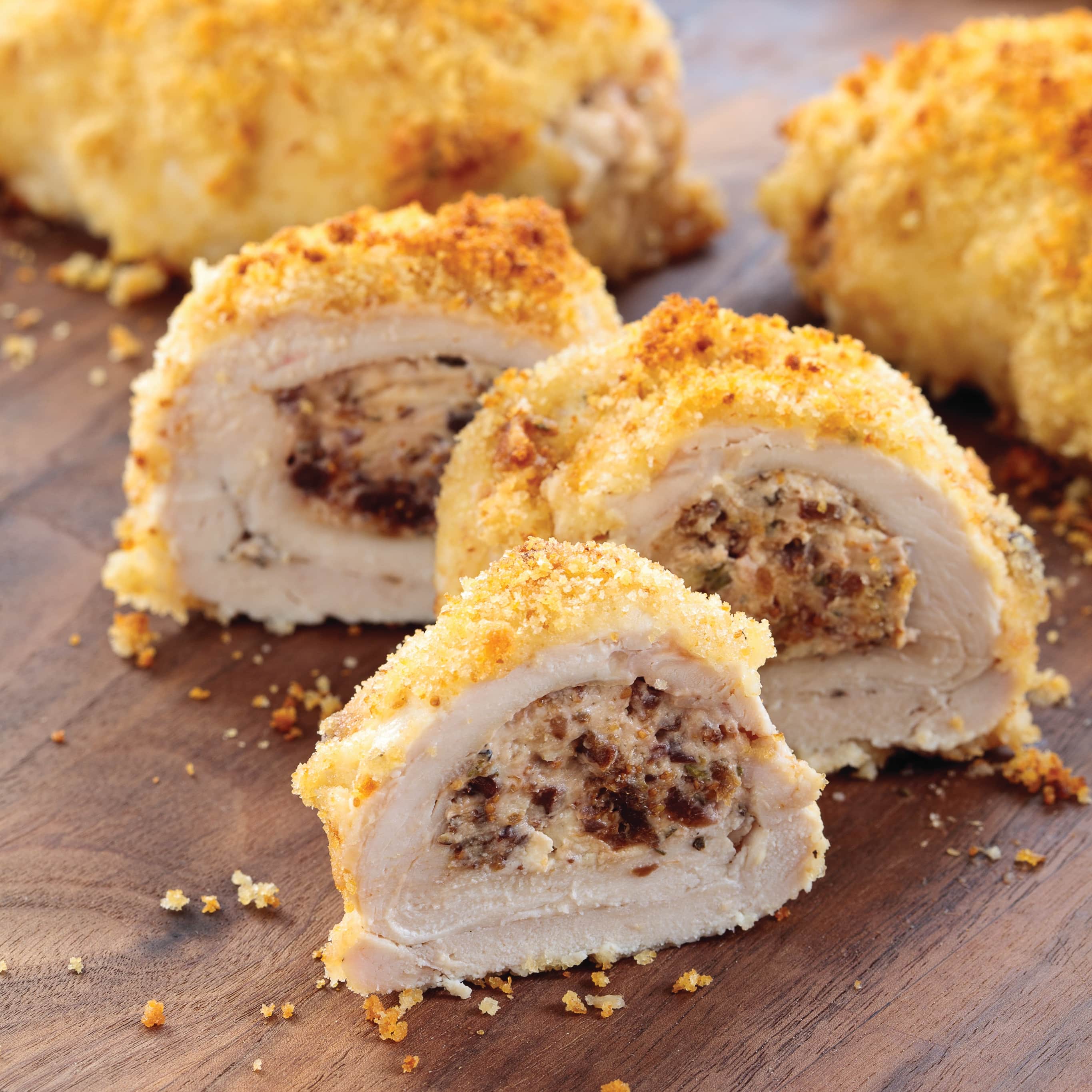 Ultimate Stuffed Chicken Breasts with Gorgonzola, Walnut, and Fig Filling