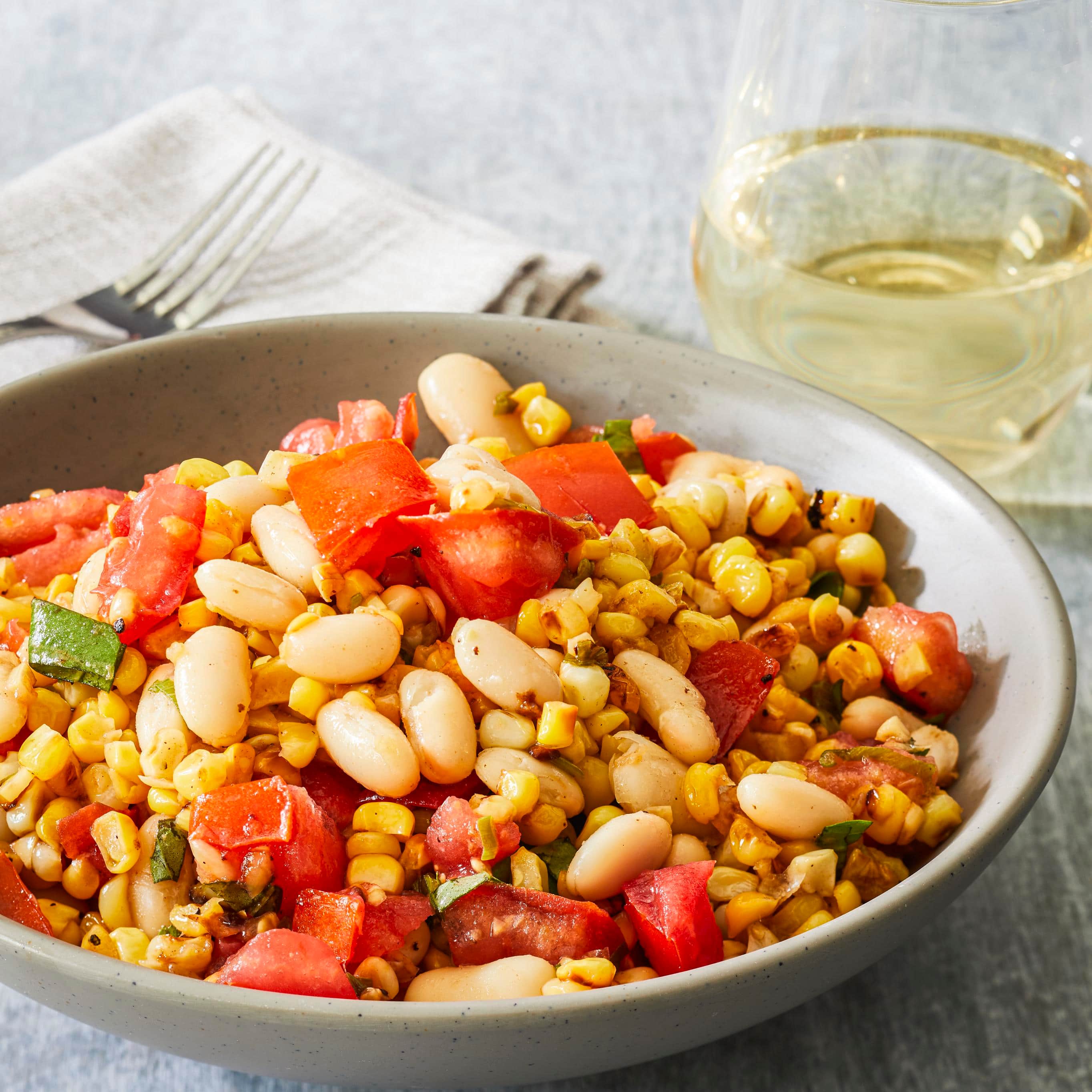 Tuscan White Bean and Fresh Corn Salad