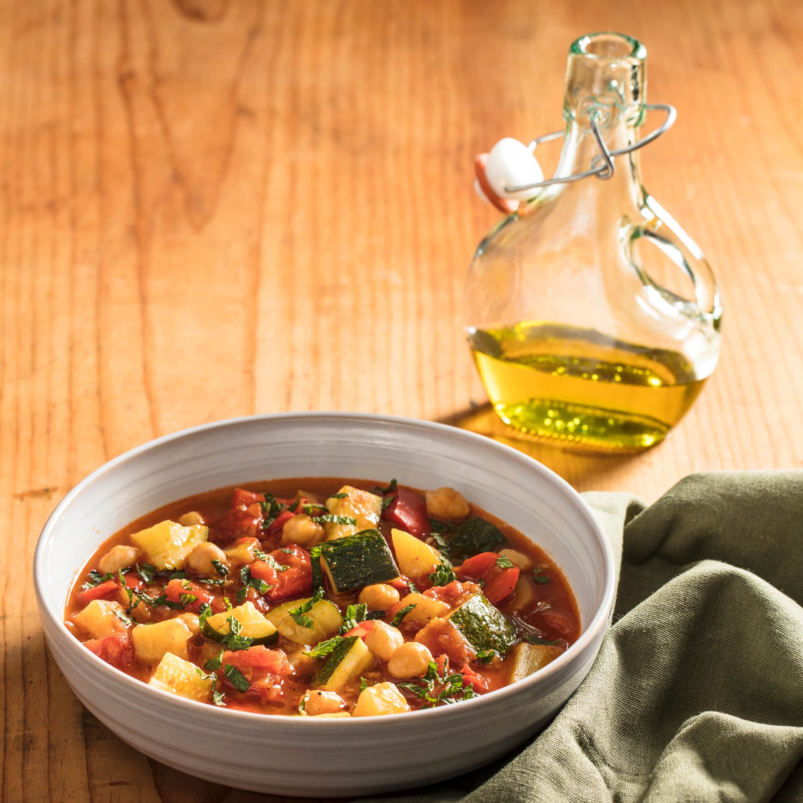 Instant Pot Vegetable and Chickpea Soup