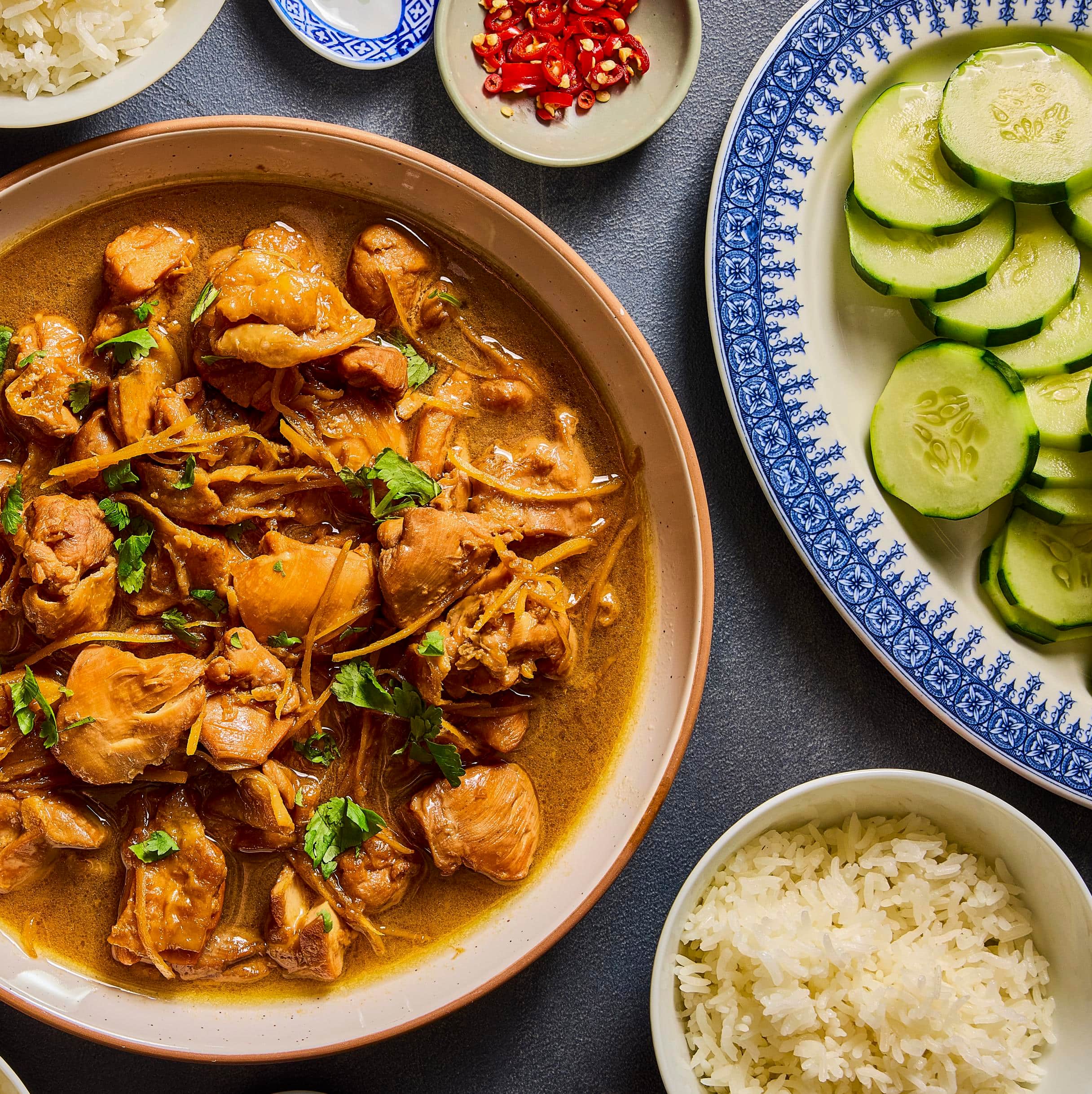 Gà Kho Gừng (Vietnamese Caramel-Braised Chicken with Ginger) For Two