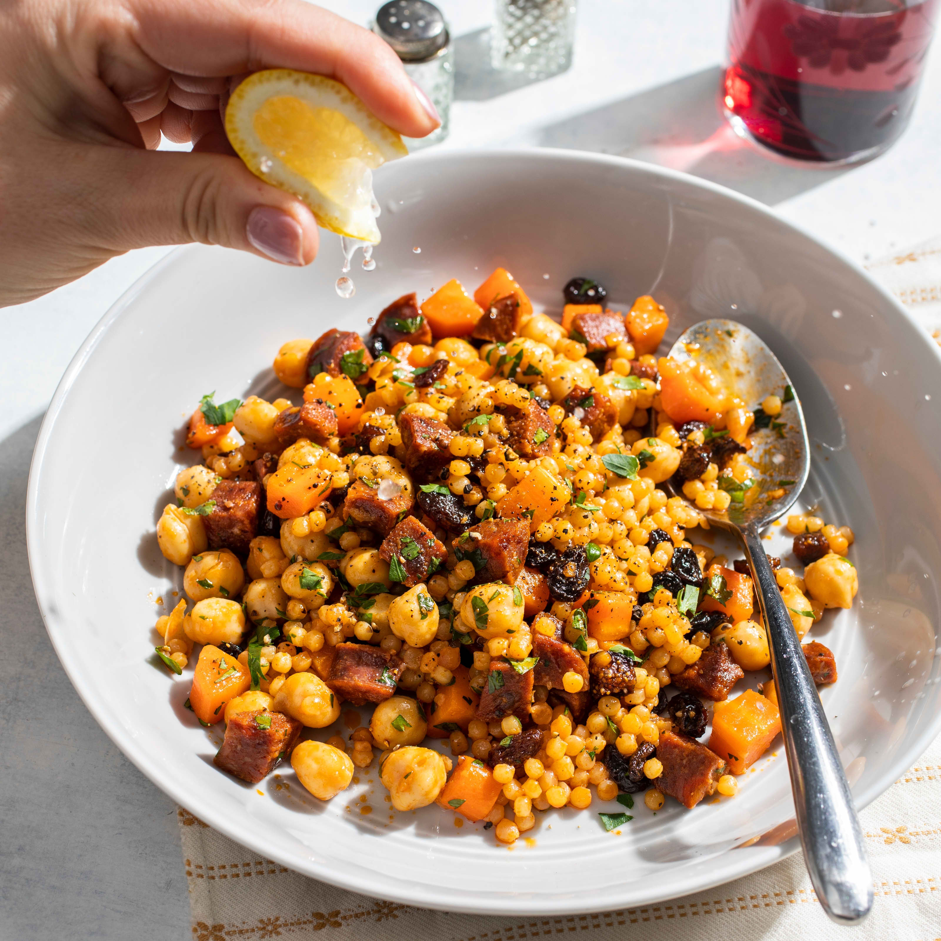Warm Spiced Couscous Salad for One