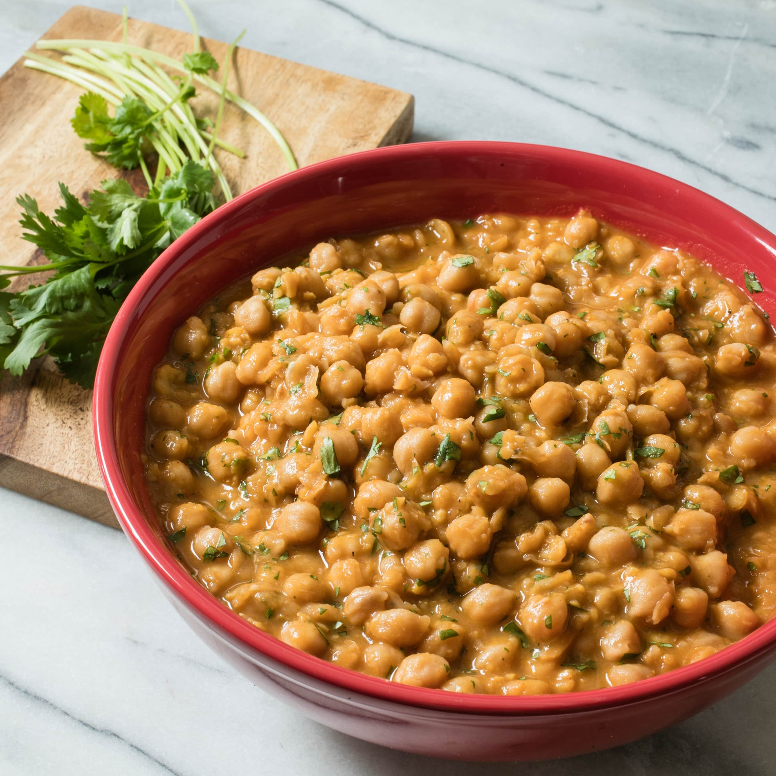 Slow-Cooker Braised Chickpeas