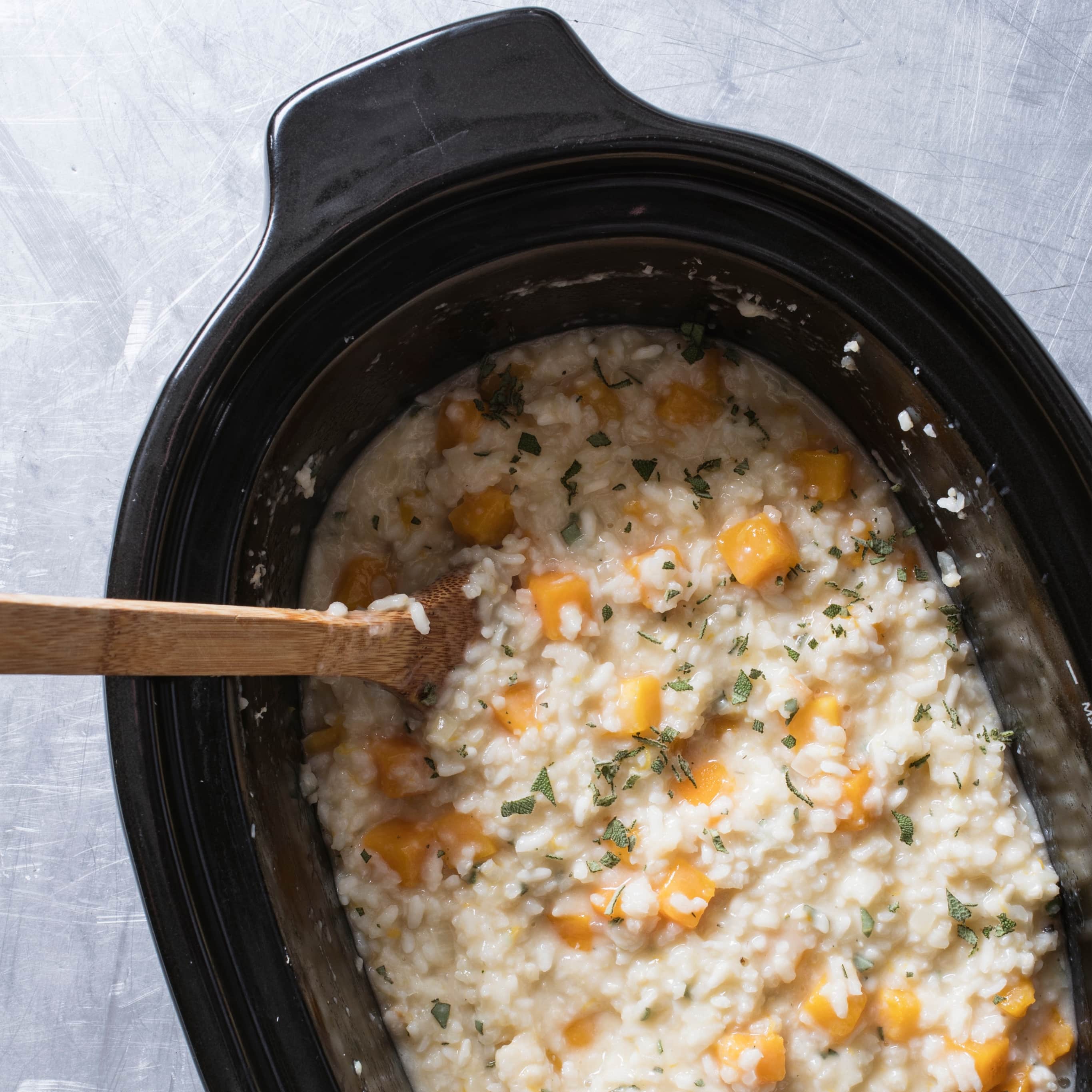 Slow-Cooker Butternut Squash Risotto