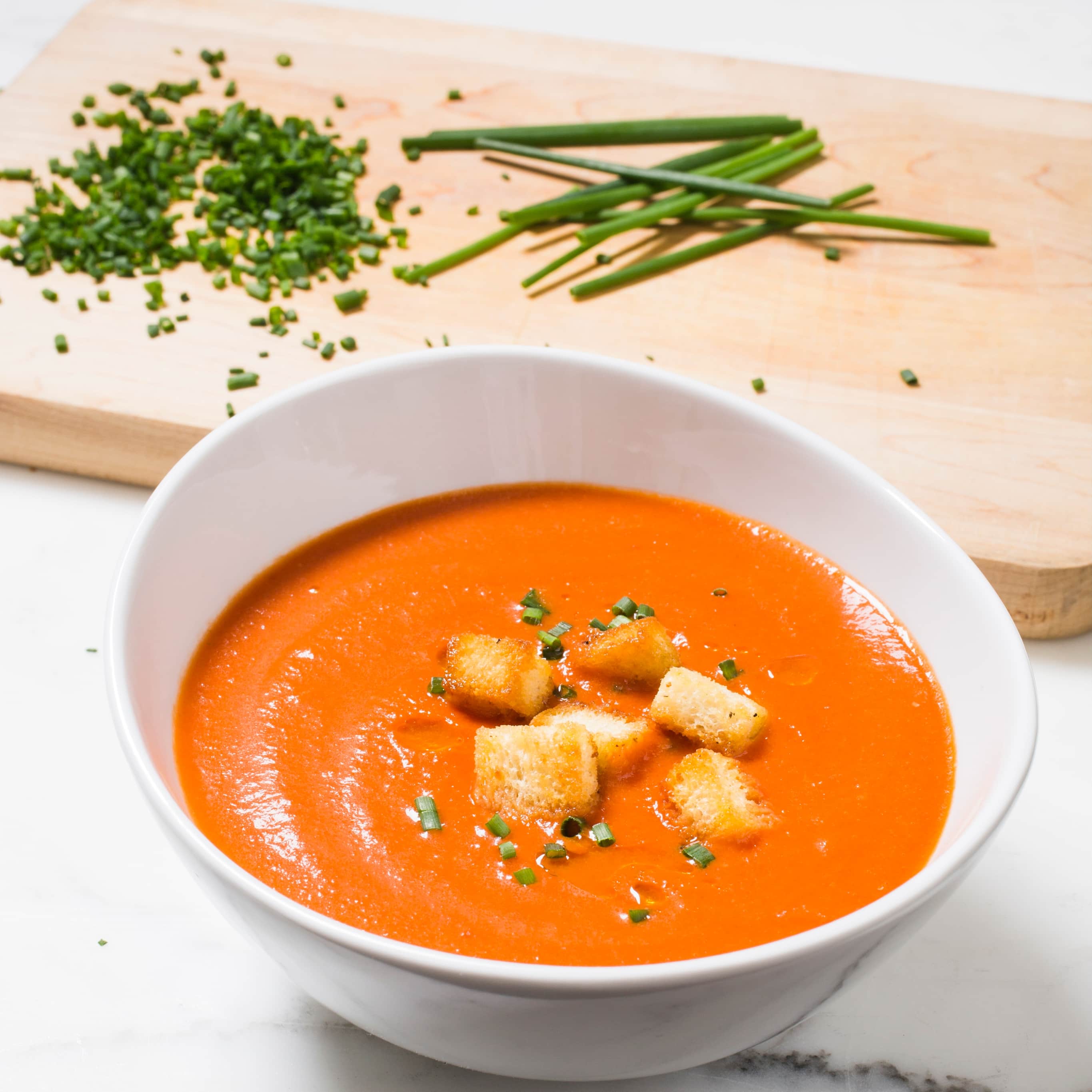Slow-Cooker Creamy Tomato Soup | America's Test Kitchen