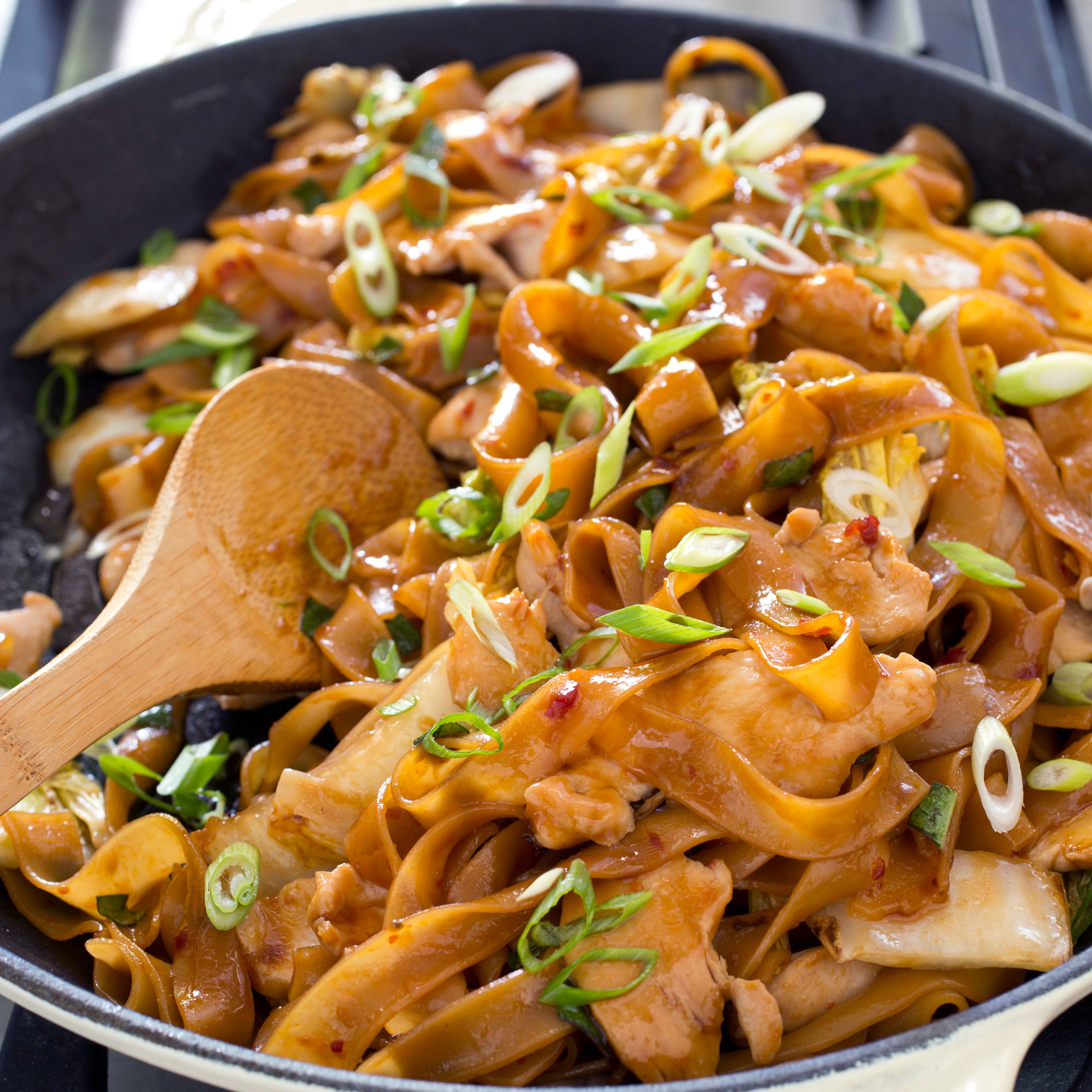 Gluten-Free Drunken Noodles with Chicken