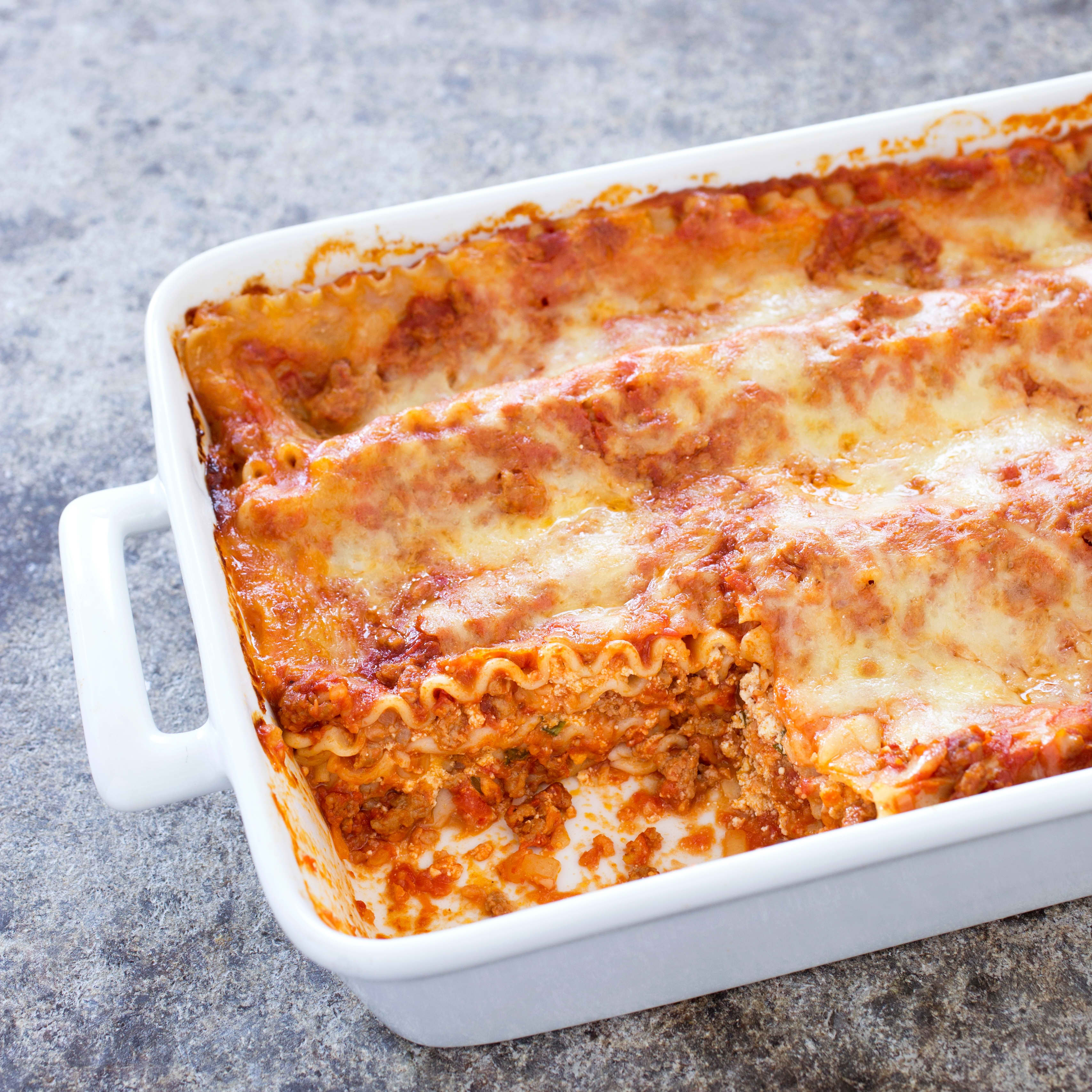 Gluten-Free Lasagna with Hearty Tomato-Meat Sauce | America's Test Kitchen