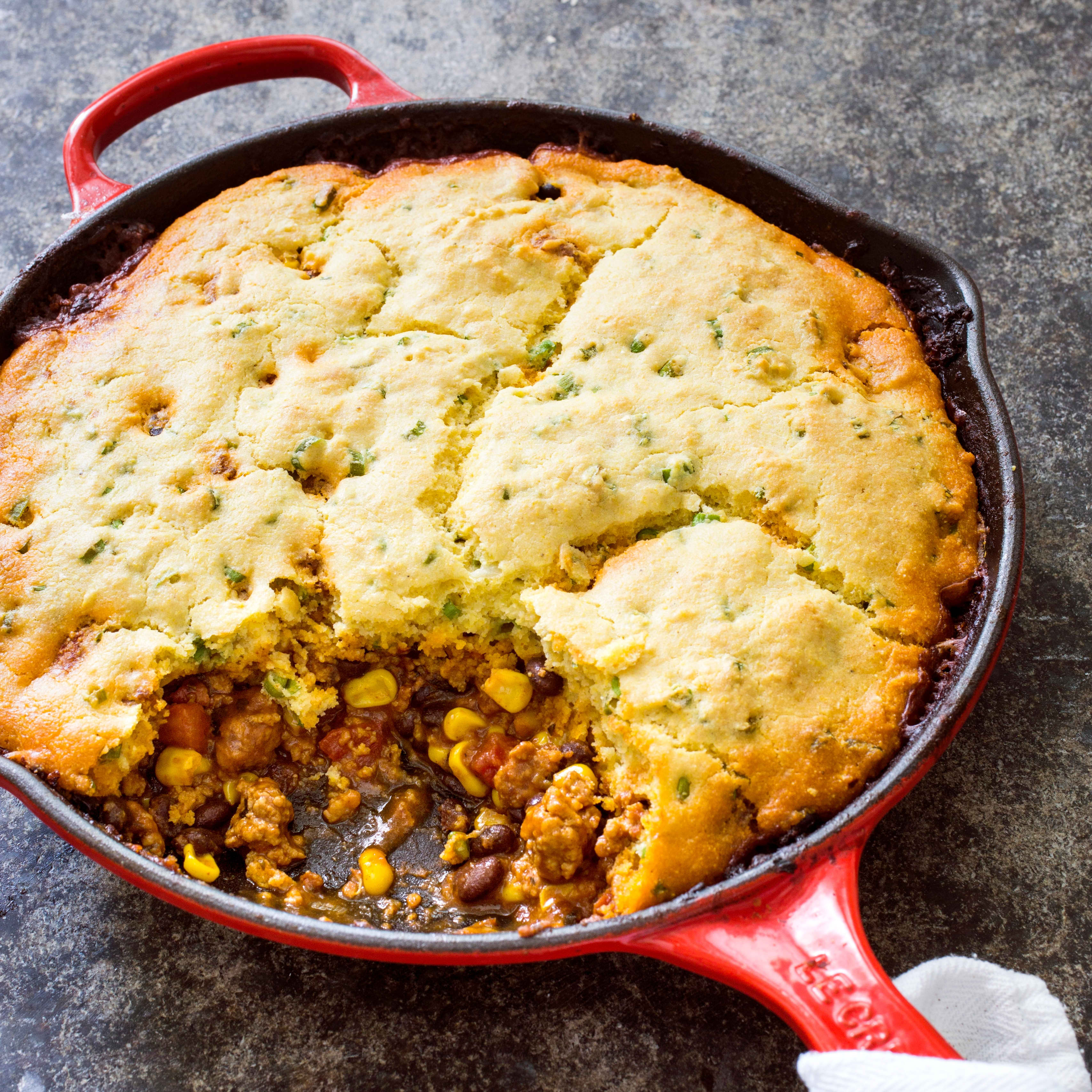 Cast Iron Pork Tamale Pie | America's Test Kitchen