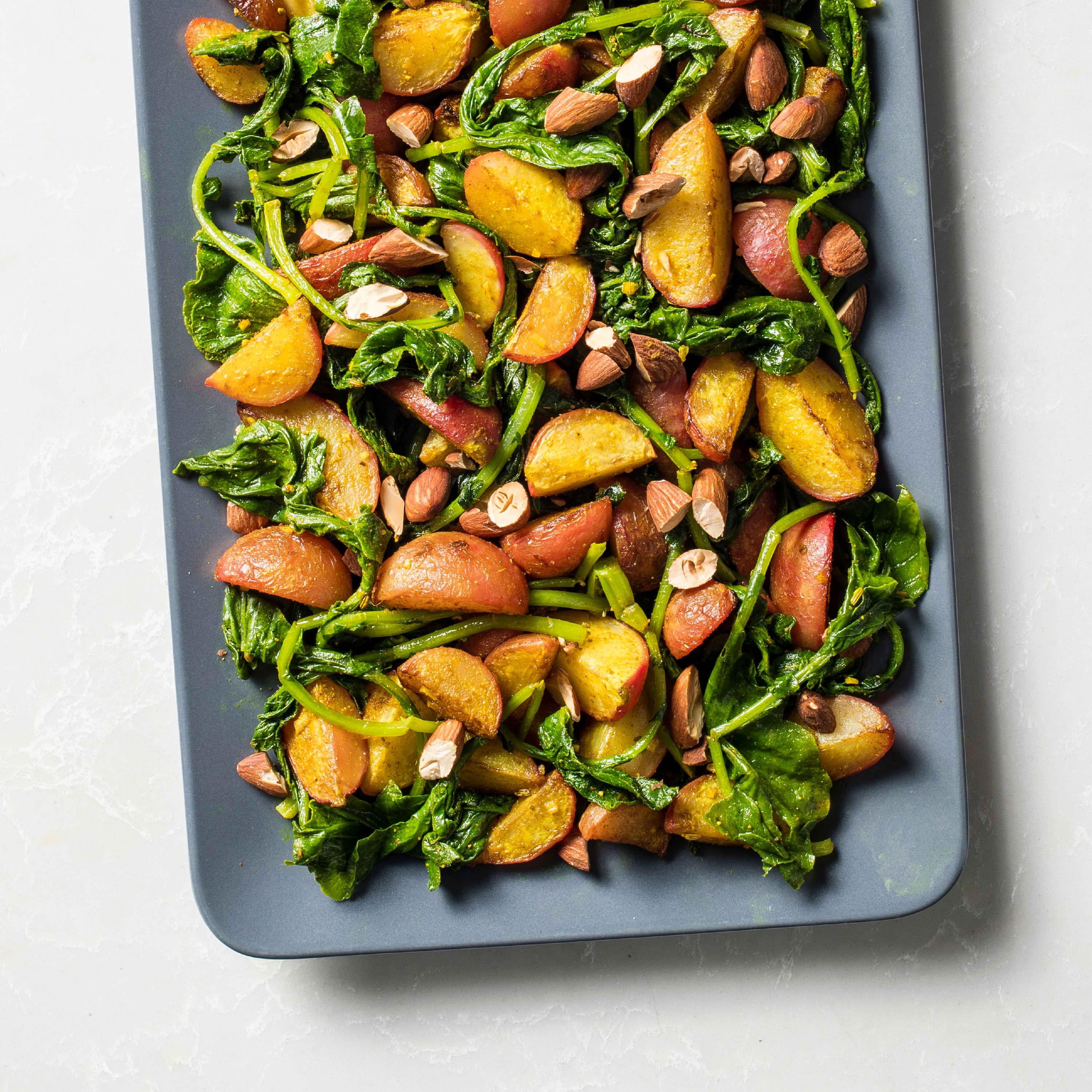 Sautéed Radishes with Vadouvan Curry and Almonds