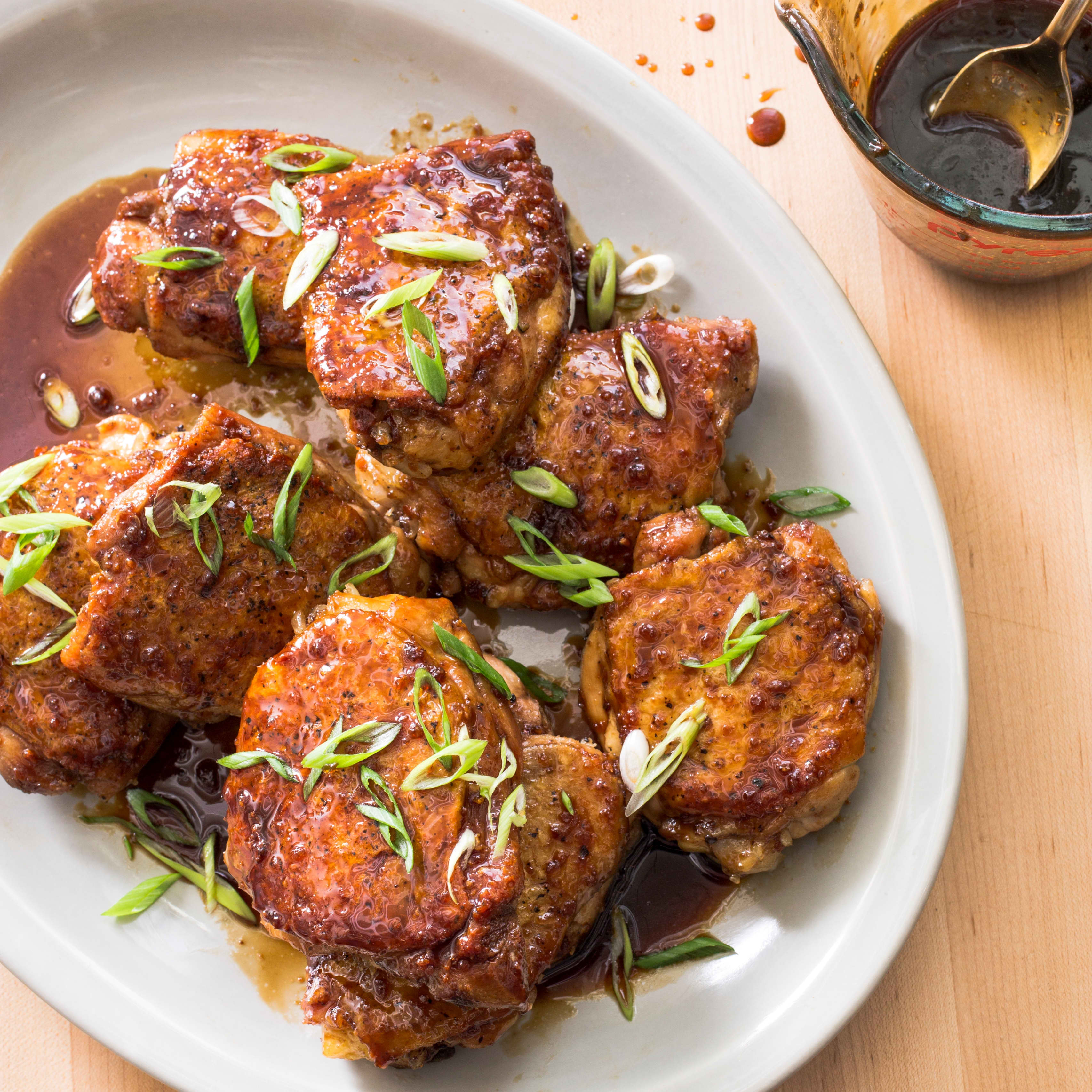 Cast Iron Teriyaki Chicken Thighs