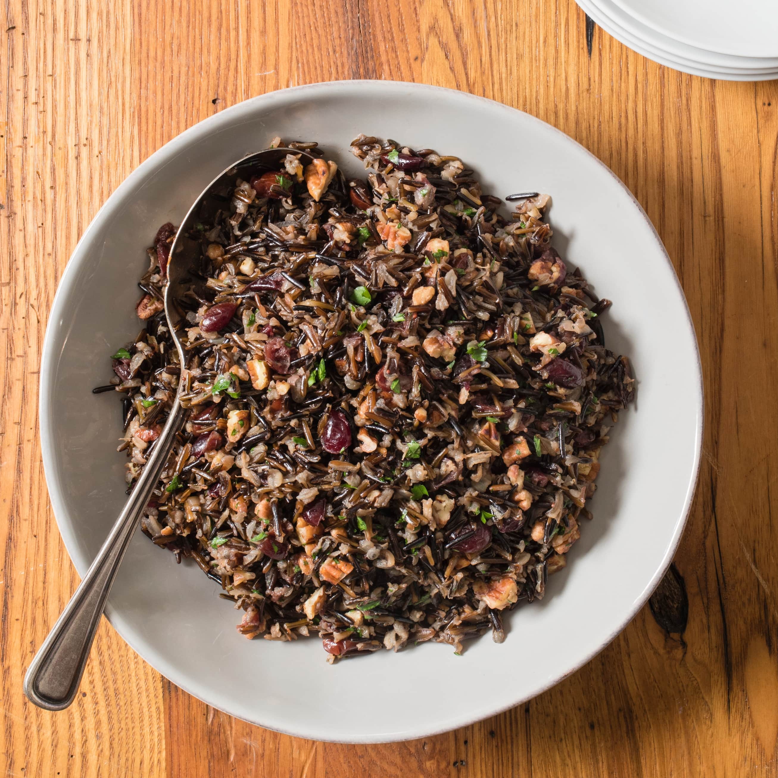 Slow-Cooker Wild Rice Pilaf With Cranberries and Pecans | America's Test Kitchen