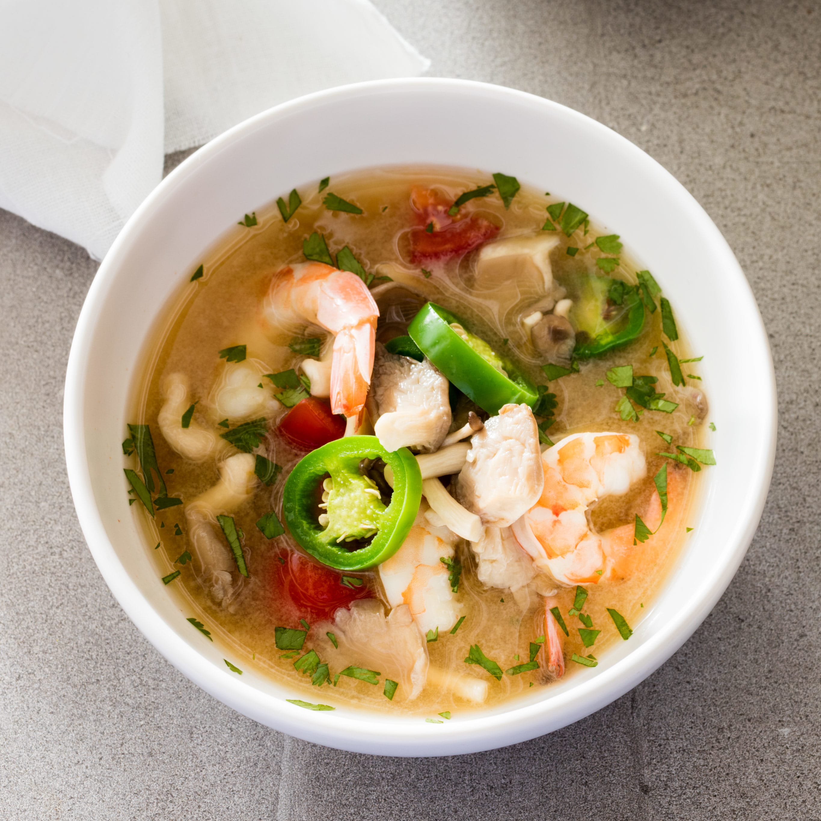 Spicy ThaiStyle Shrimp Soup America's Test Kitchen