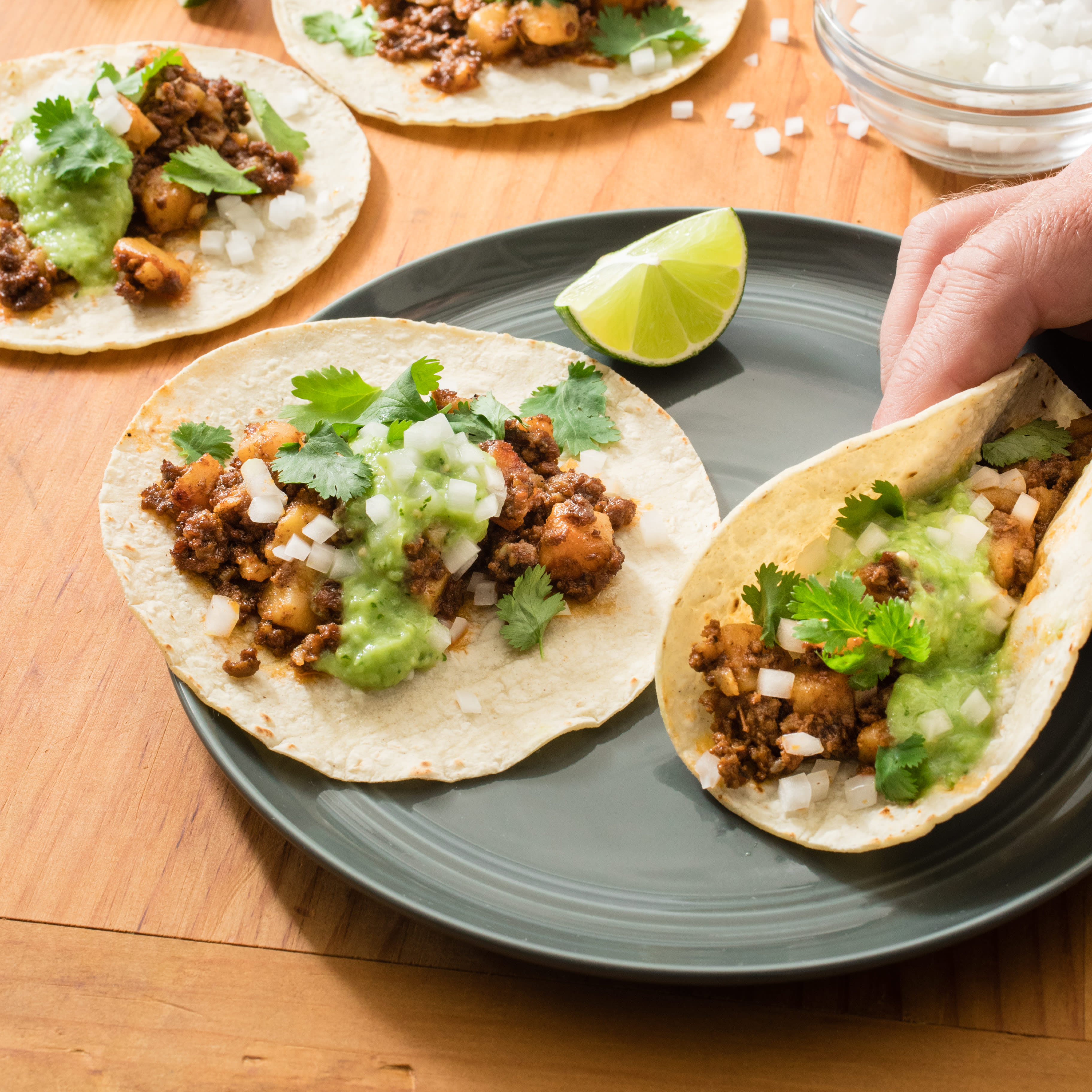 Chorizo and Potato Tacos | America's Test Kitchen