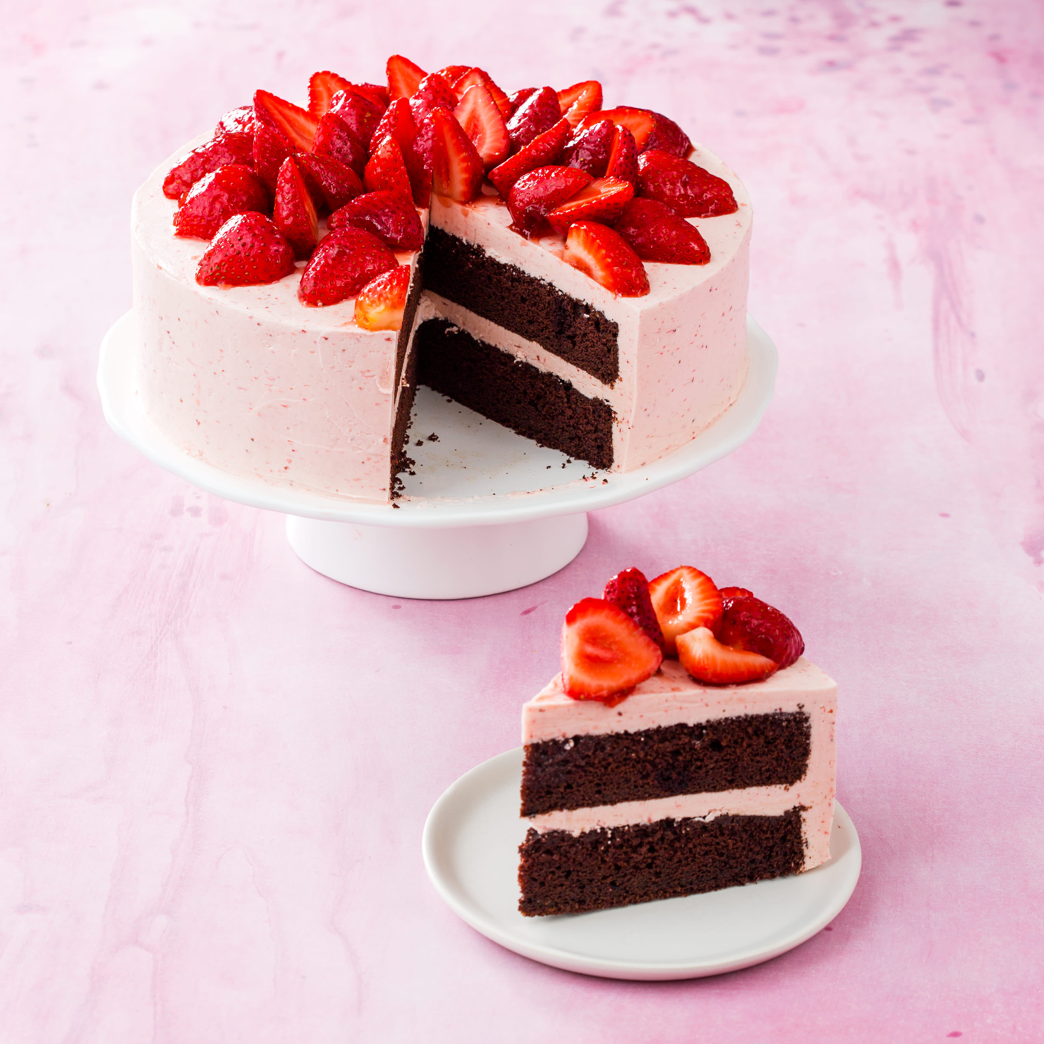 Chocolate Strawberry Cake Cooks Country