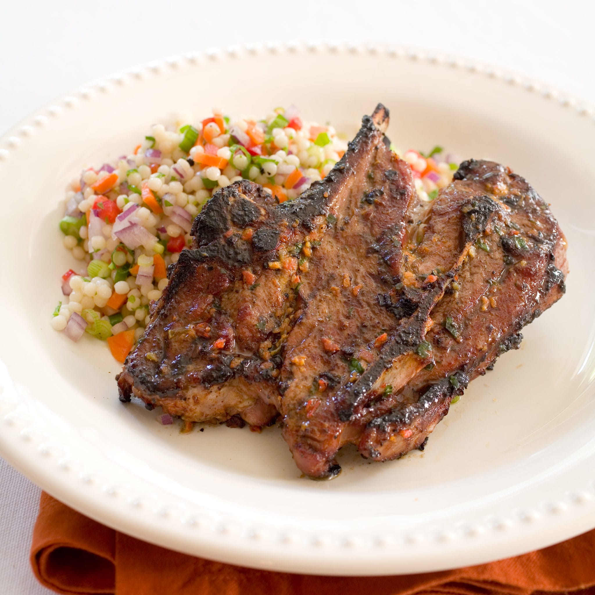 GasGrilled Shoulder Lamb Chops Cook's Illustrated