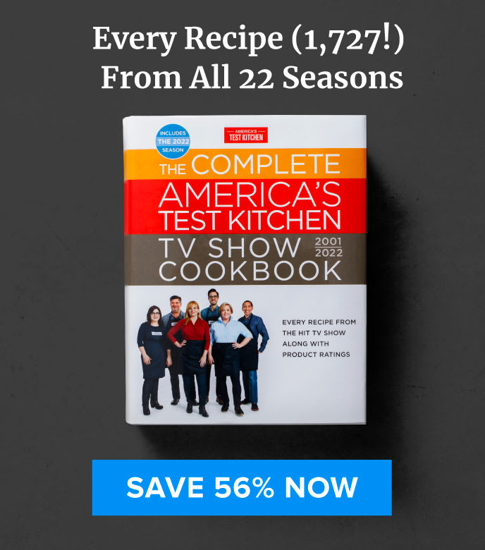 Purchase the 2022 Edition of the Complete America’s Test Kitchen TV Show Cookbook