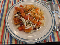 Pan-Roasted Salmon with Fennel and Orange Salad