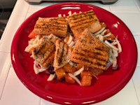 Pan-Roasted Salmon with Fennel and Orange Salad