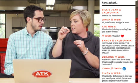 video Q&A screenshot