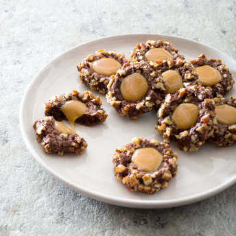 Chocolate Turtle Cookies | America's Test Kitchen