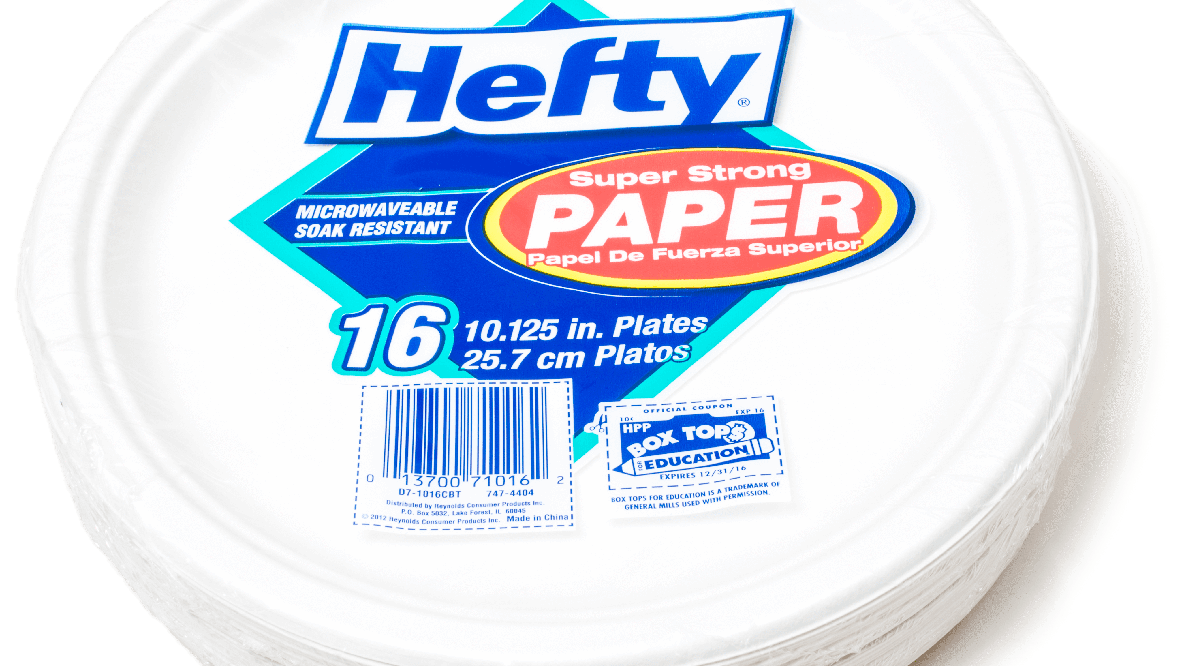 hefty paper plates