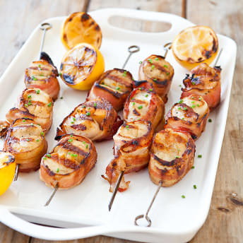 Grilled Bacon-Wrapped Scallops | Cook's Country