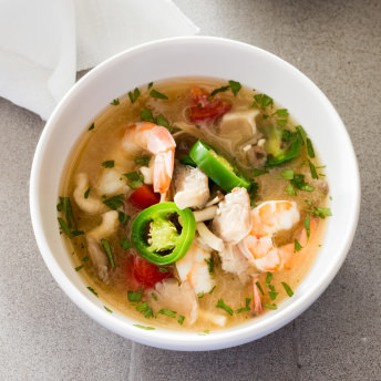 Spicy Thai-Style Shrimp Soup | America's Test Kitchen