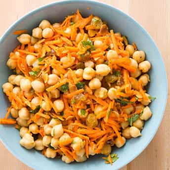 Chickpea Salad with Carrots, Raisins, and Almonds Cooks Country Chickpea Salad with Carrots, Raisins, and Almonds Cooks Country