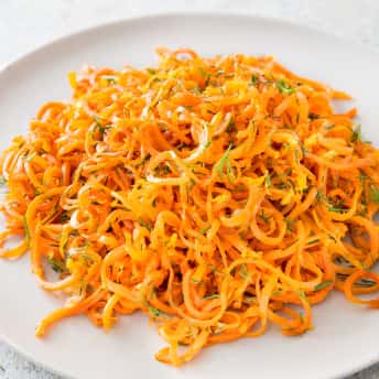 Paleo Roasted Carrot Noodles America S Test Kitchen
