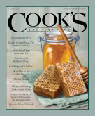 Cover of latest Cook’s Illustrated issue