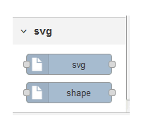 SVG in the NodeRed toolbar
